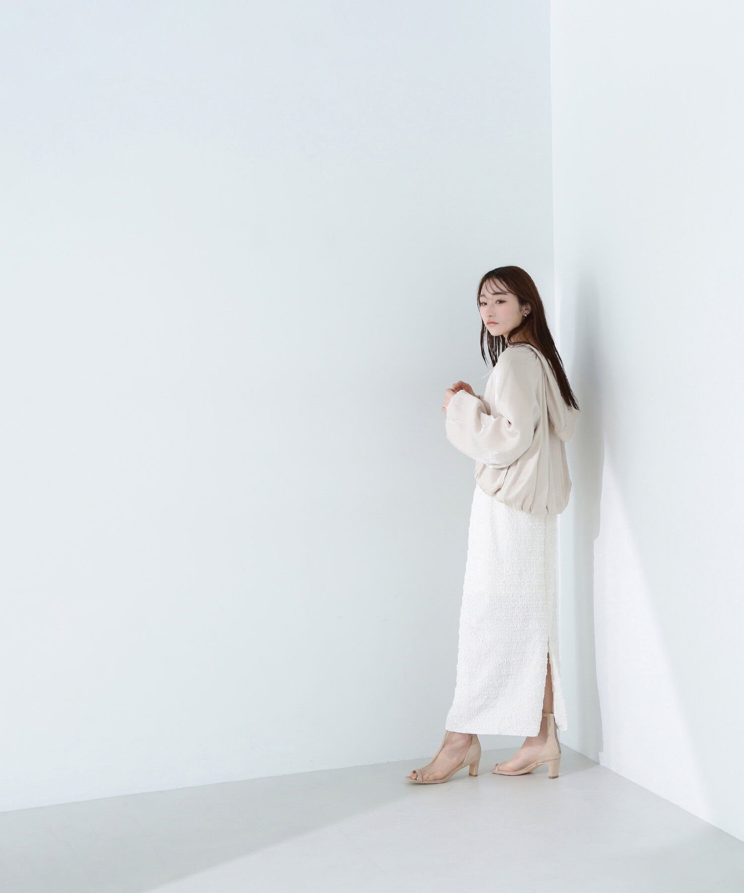  「ふくれジャガードタイトスカート」|スカート|