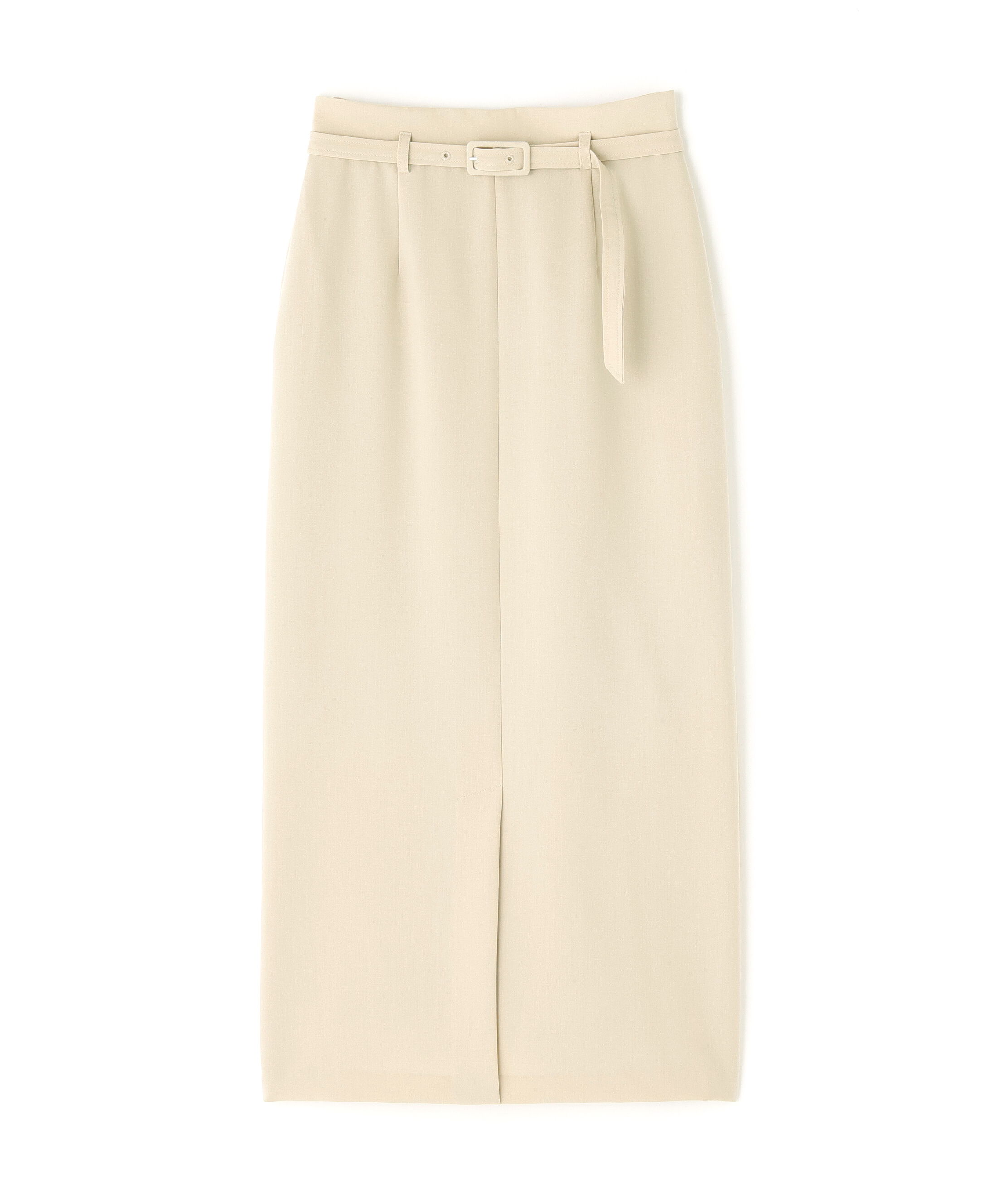  「ベルテッドリネンライクナロースカート」|スカート|