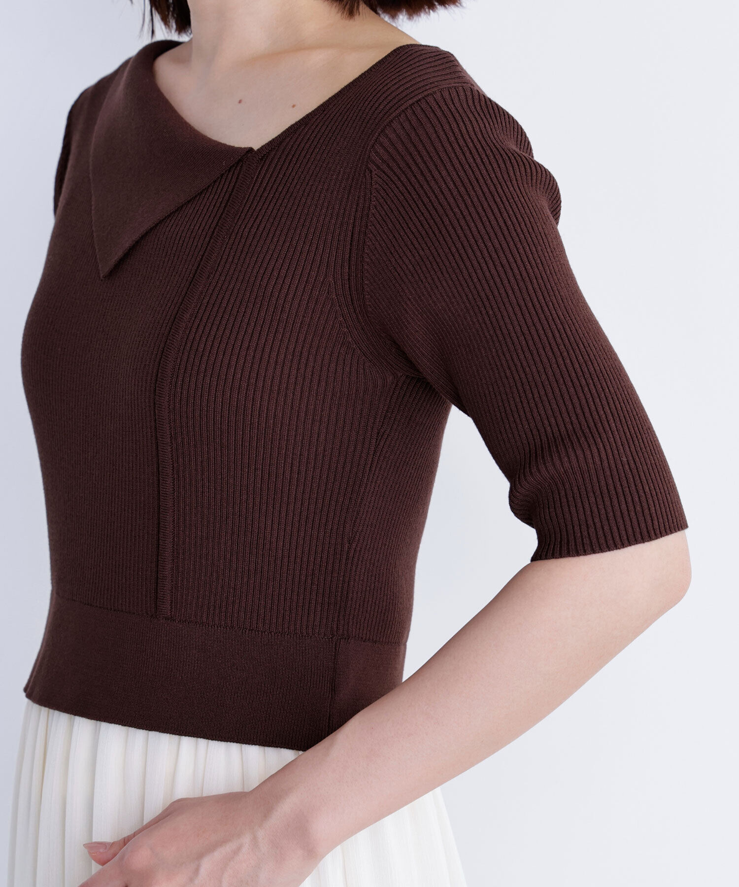  「アシメカラードッキングワンピース」|ワンピース|