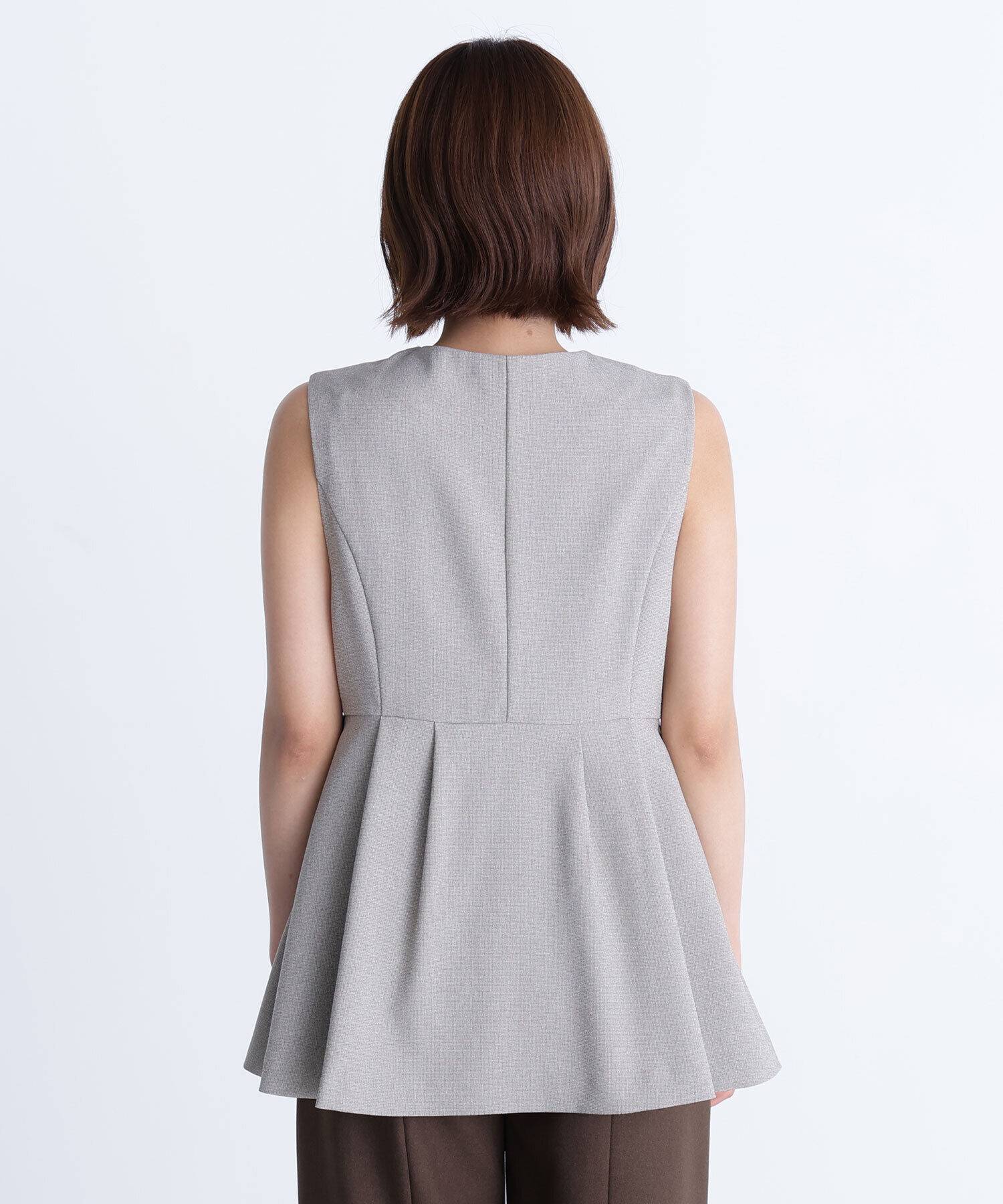  「メタルボタンペプラムジレ」|ブルゾン・スタジャン|