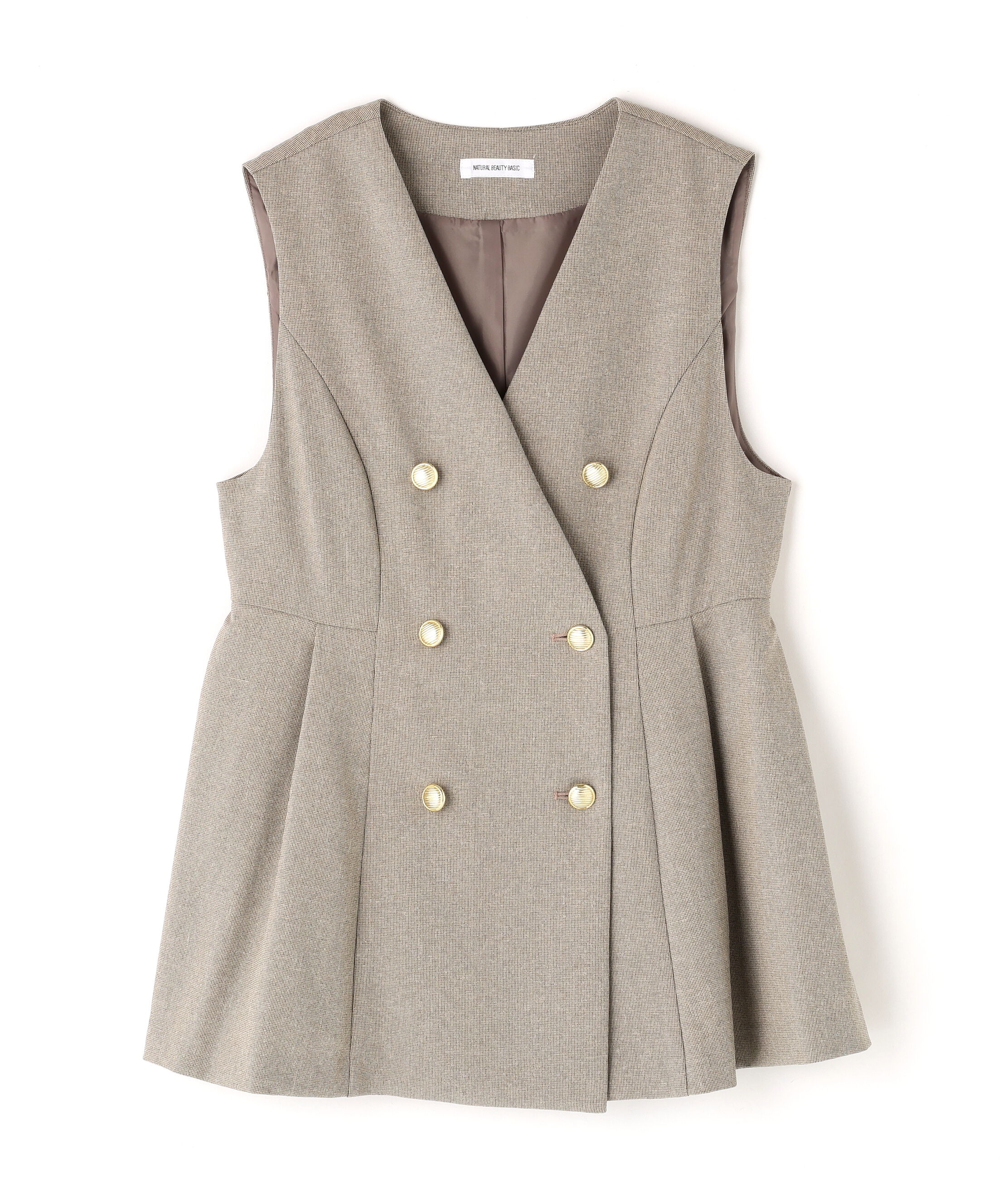  「メタルボタンペプラムジレ」|ブルゾン・スタジャン|