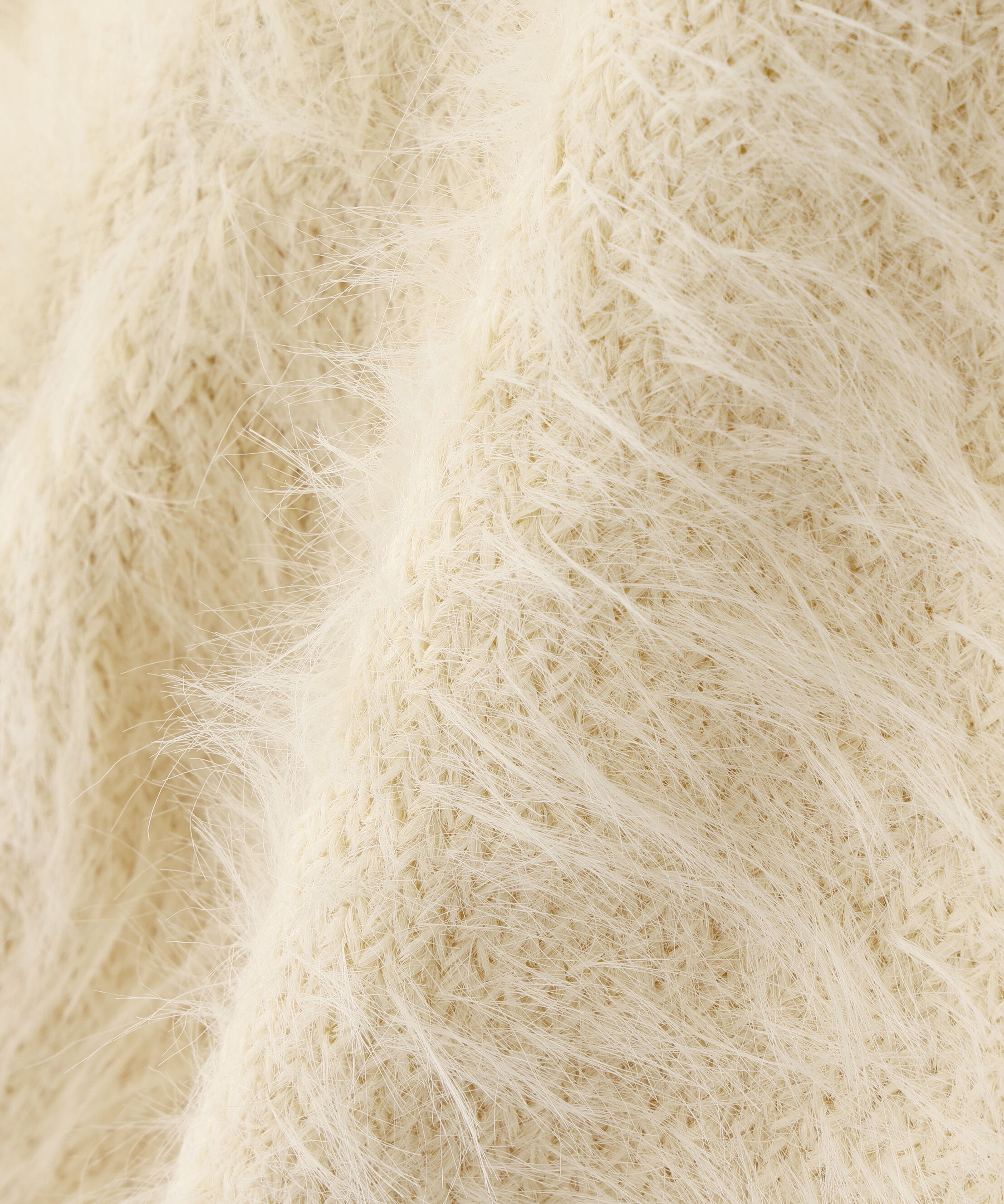  「ハーフスリーブシャギーアンサンブル」|ニット・セーター|