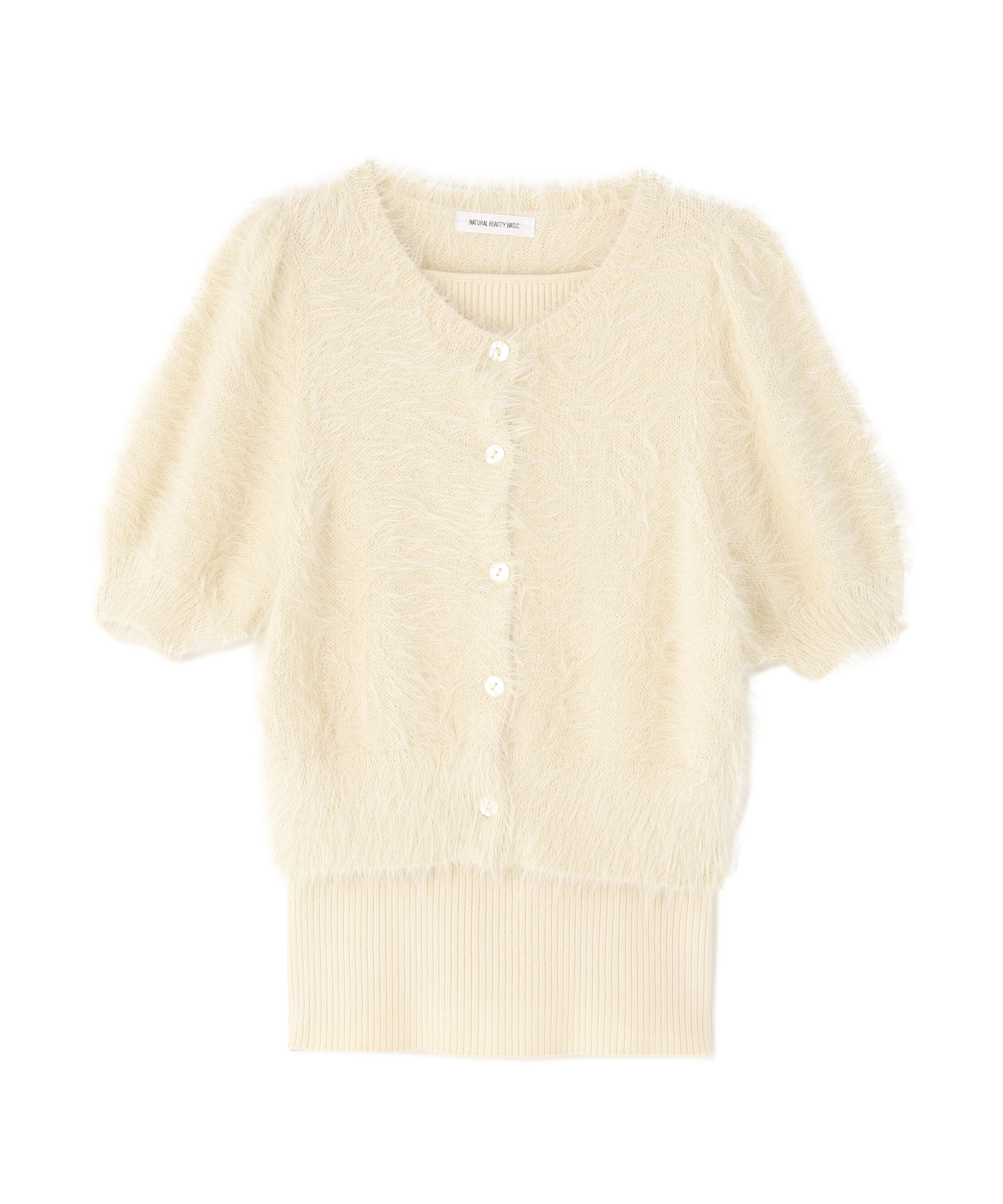  「ハーフスリーブシャギーアンサンブル」|ニット・セーター|