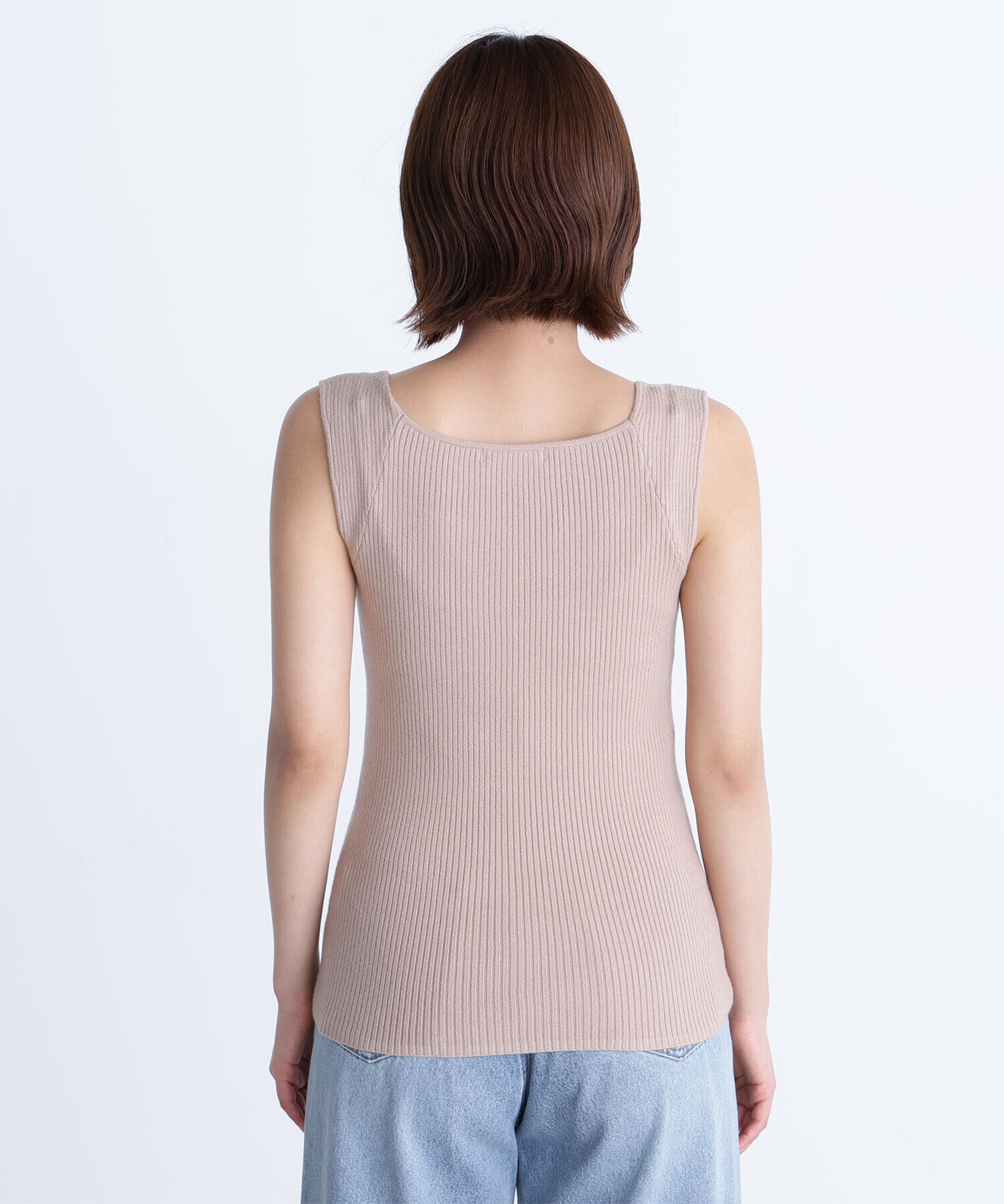  「ハーフスリーブシャギーアンサンブル」|ニット・セーター|