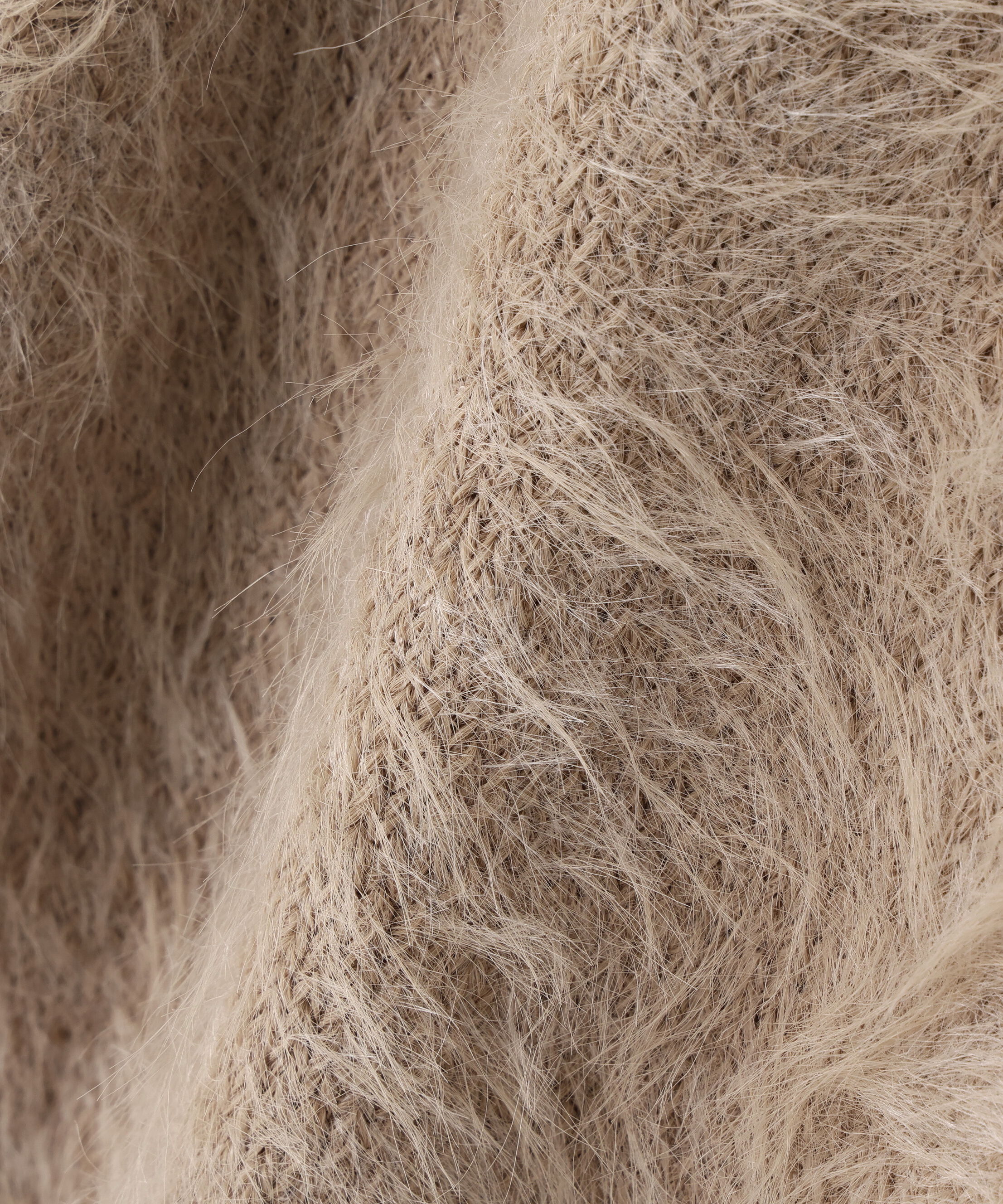  「ハーフスリーブシャギーアンサンブル」|ニット・セーター|