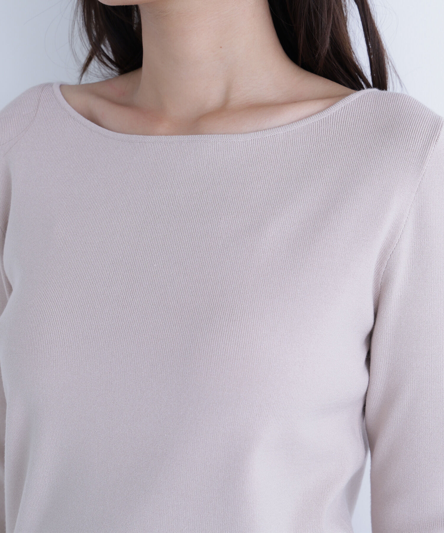  「スリットリボンスリーブニット」|ニット・セーター|