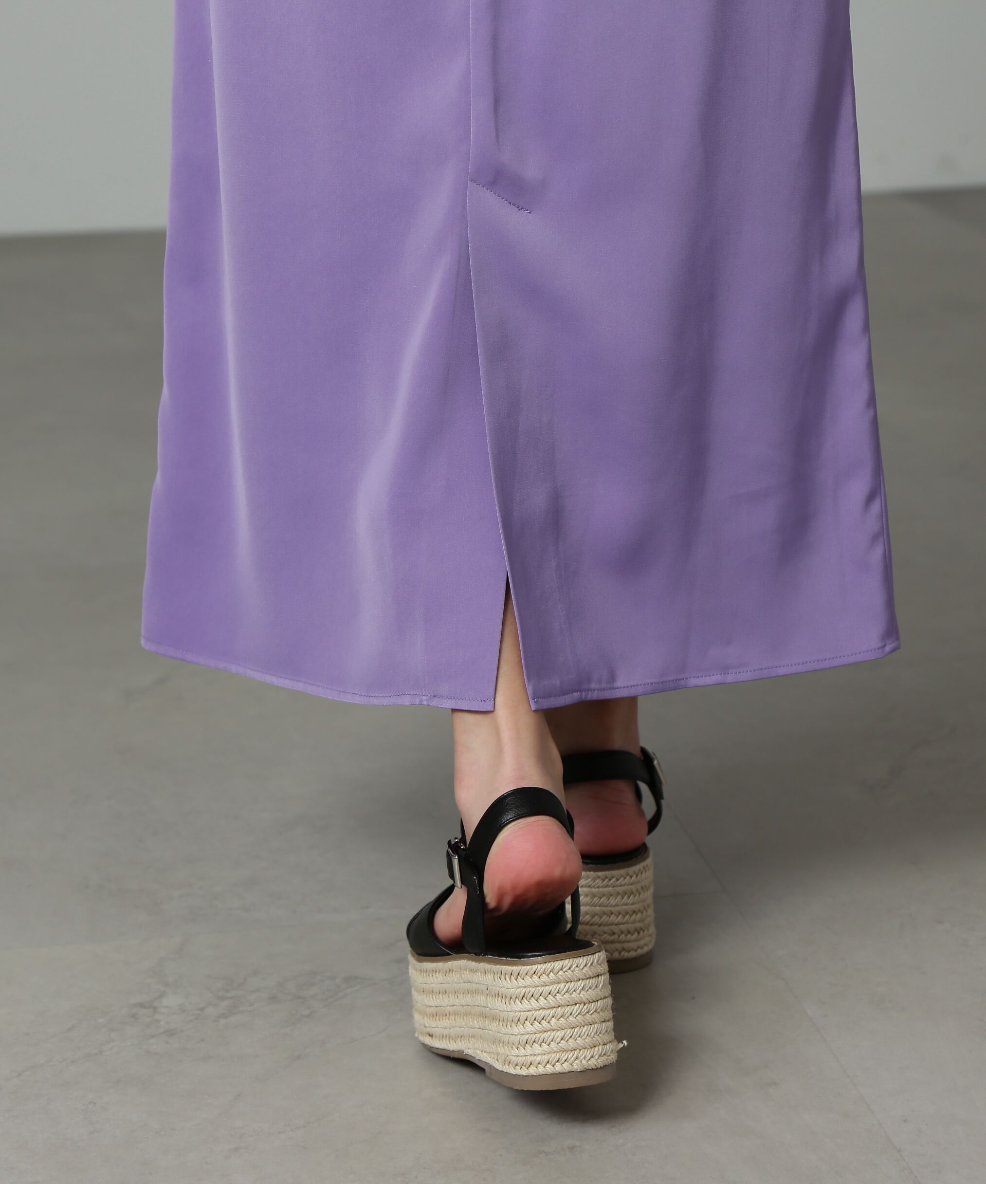  「ハイウエストナロースカート」|スカート|