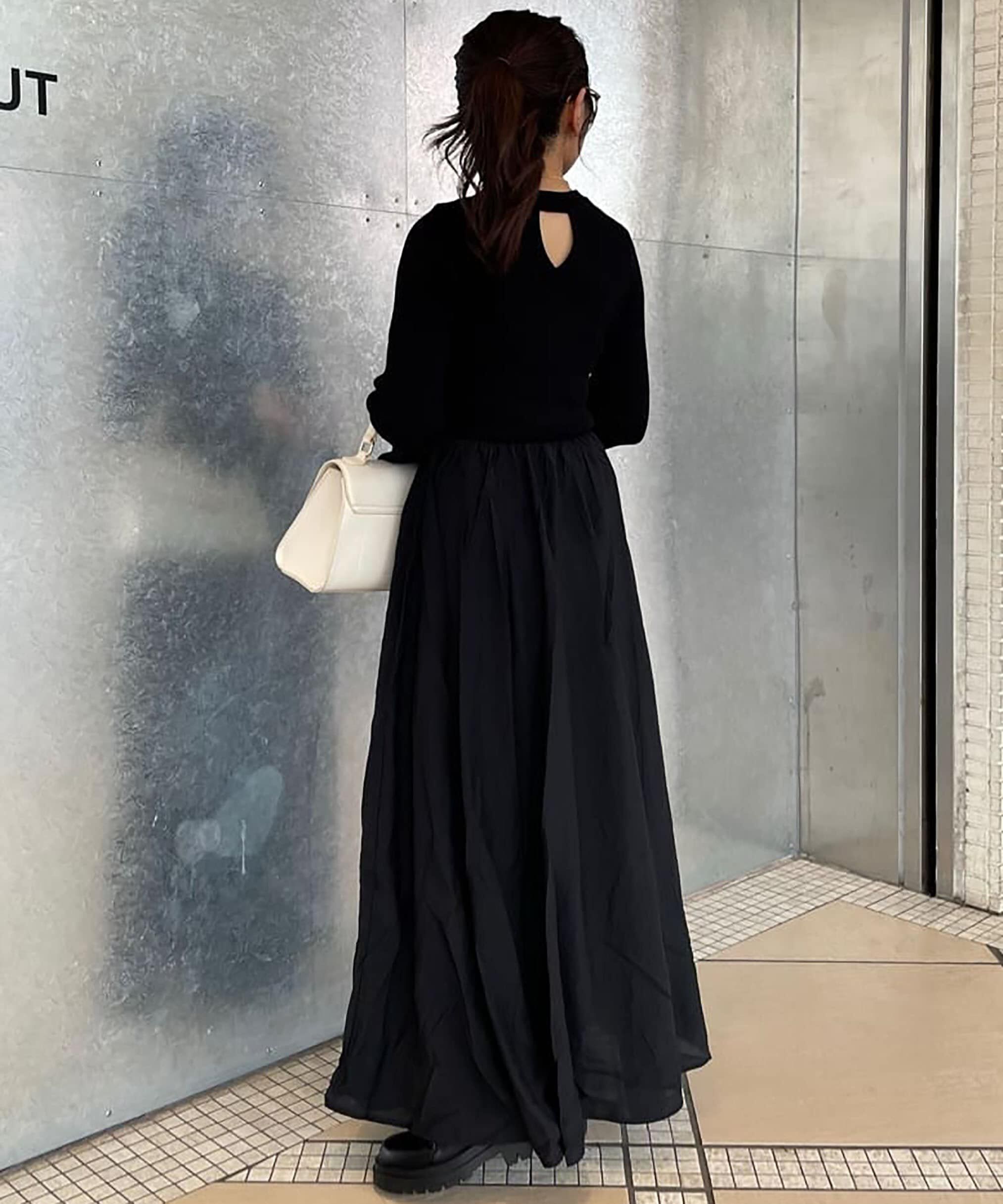  「ニットドッキングワンピース」|ワンピース|