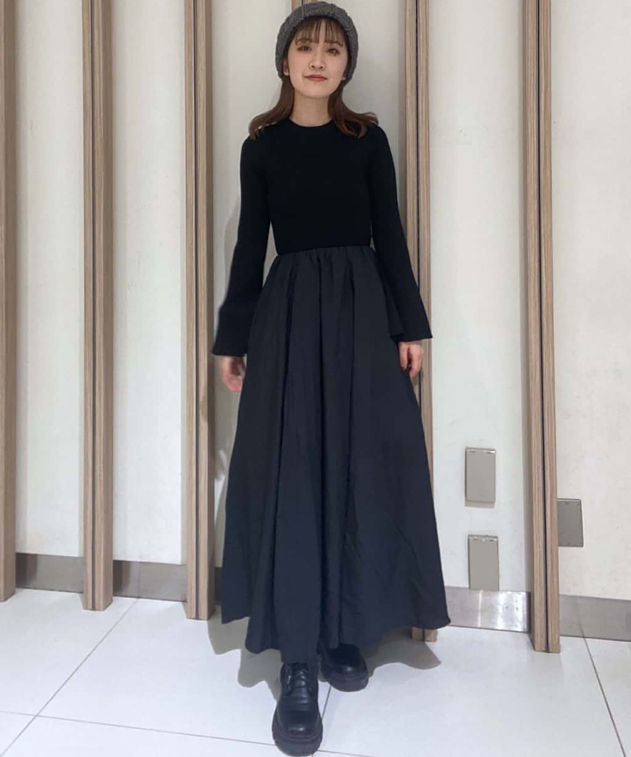  「ニットドッキングワンピース」|ワンピース|