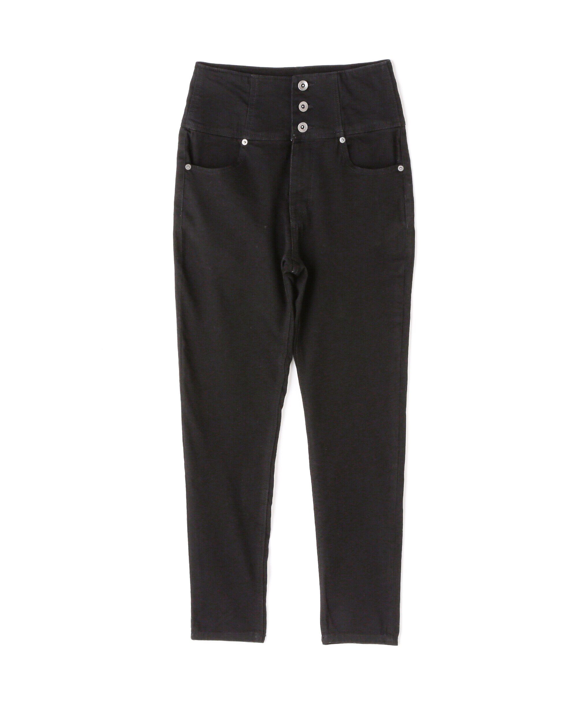  「ハイウエストボタンフライスキニーデニムパンツ」|その他|