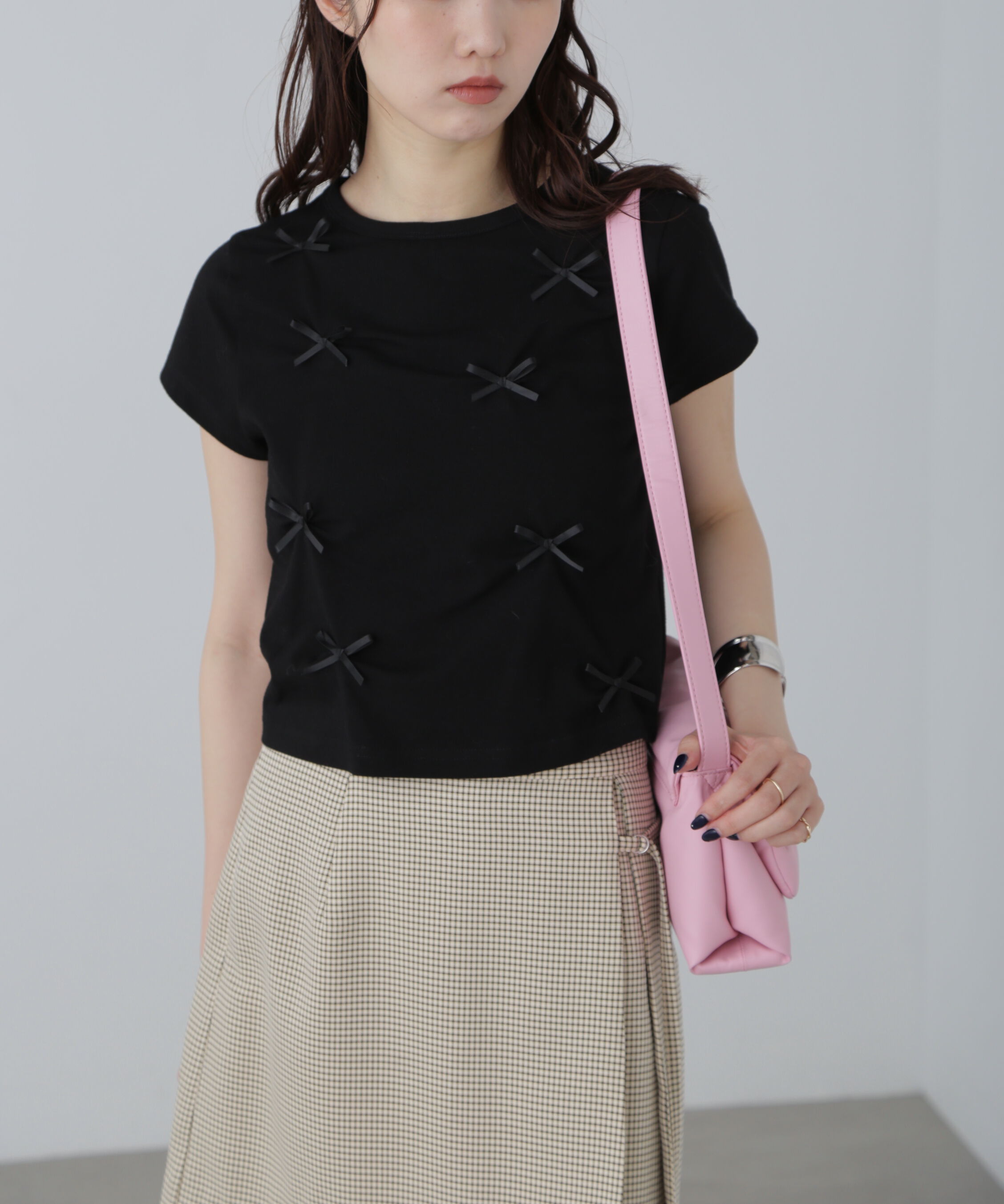  「リボンTシャツ」|Tシャツ・カットソー|