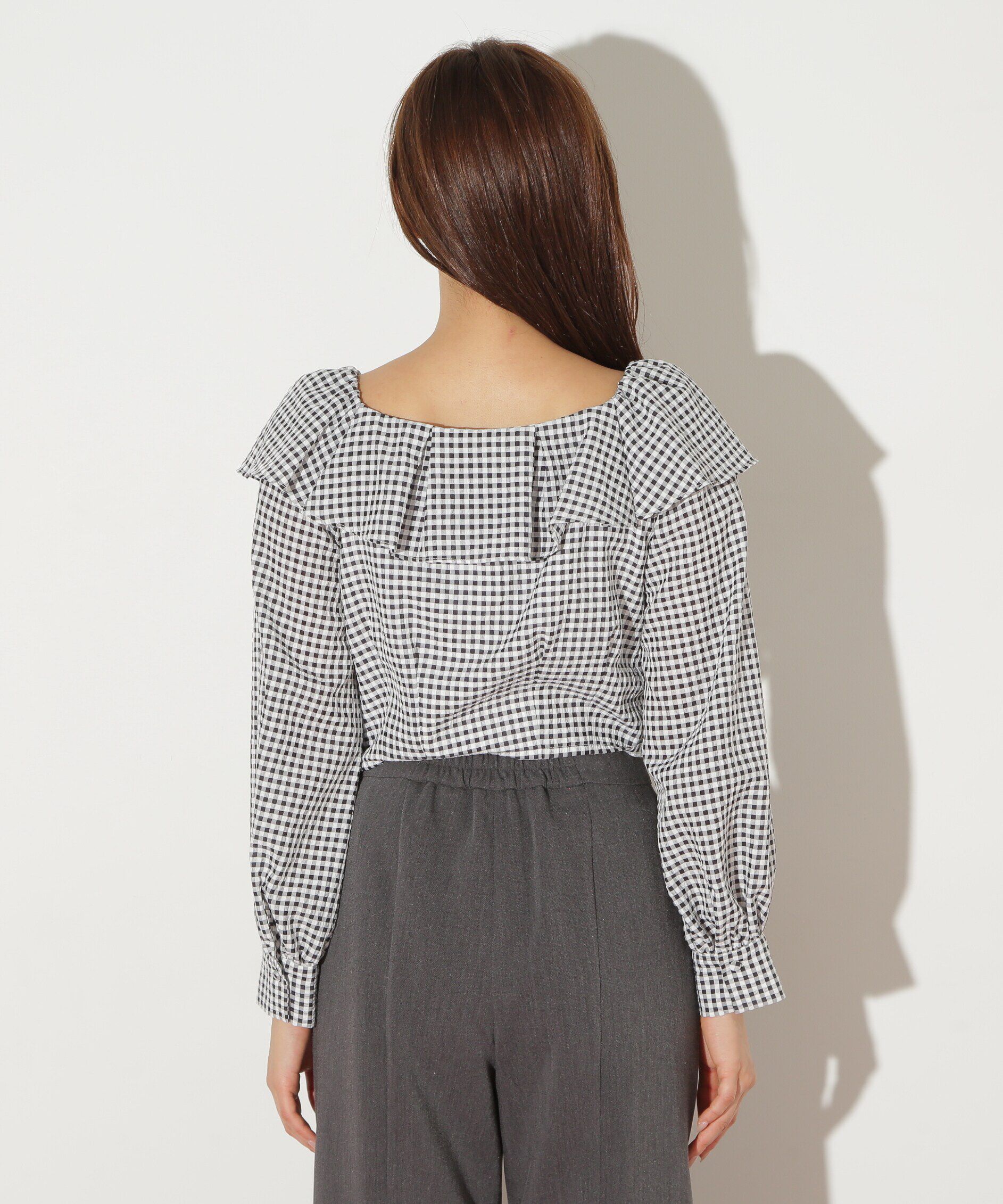  「タックフリルオフショルブラウス」|シャツ・ブラウス|