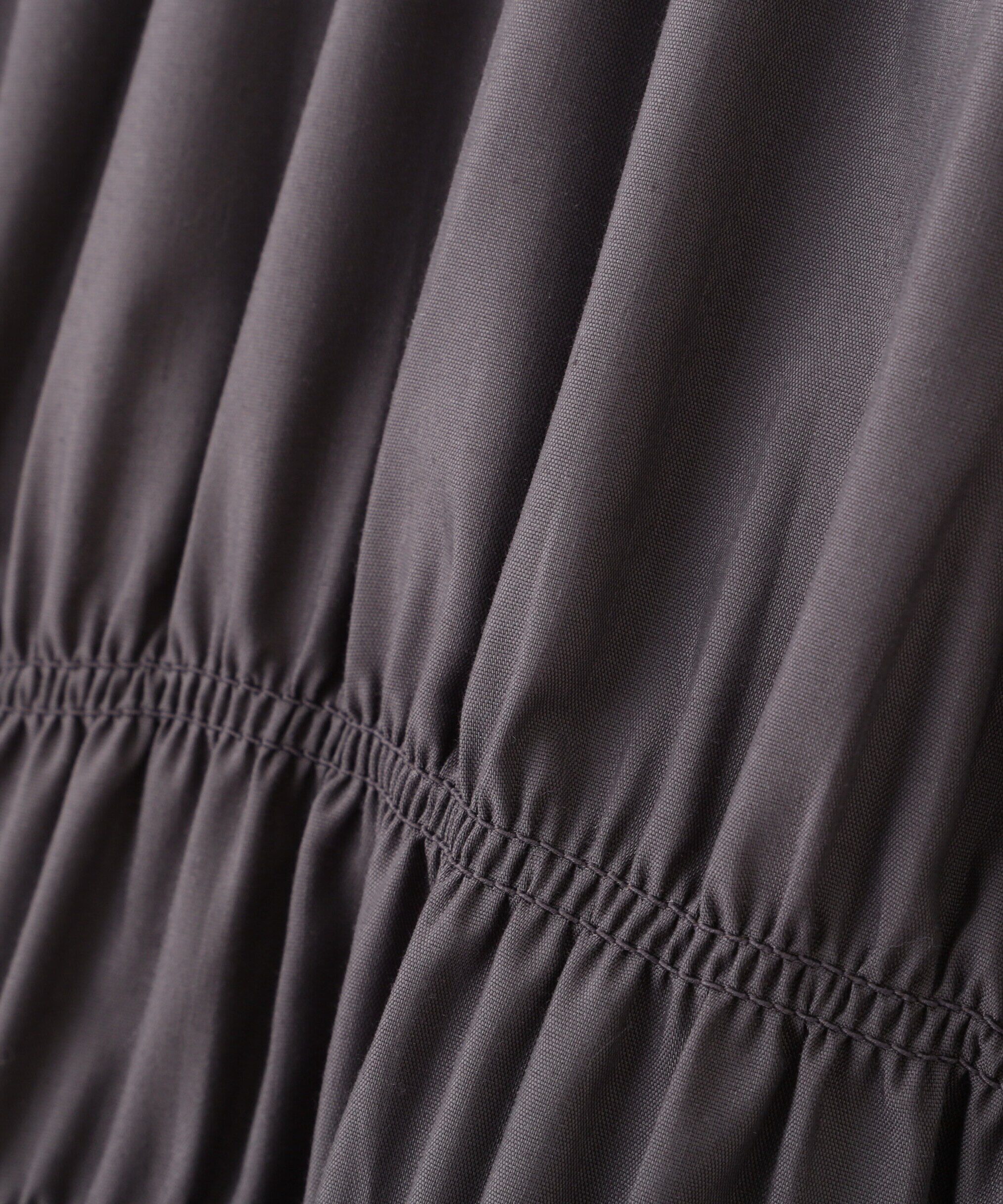 PROPORTION BODY DRESSING「シャーリングチュニックブラウス24AW」|シャツ・ブラウス|