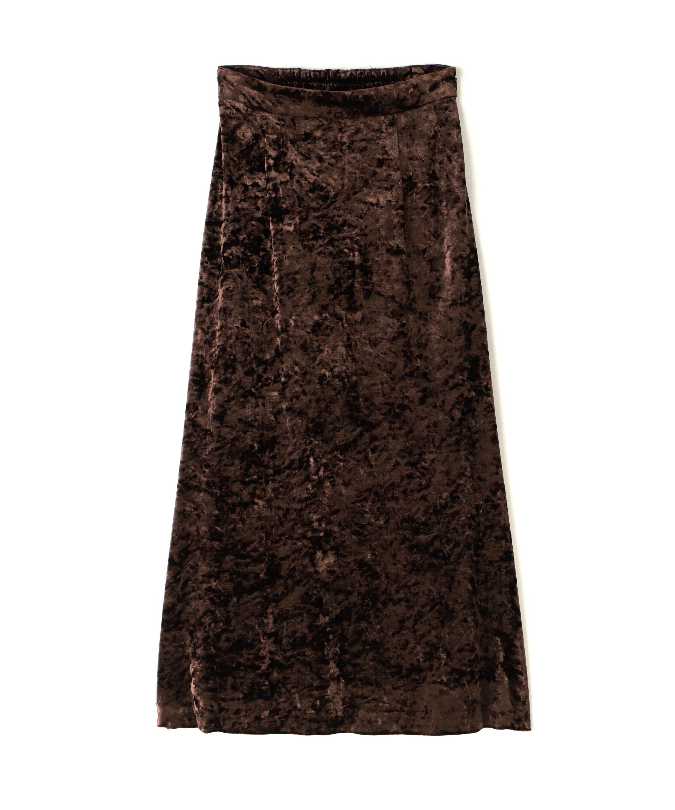 PROPORTION BODY DRESSING「ベロアロングスカート　24AW」|スカート|