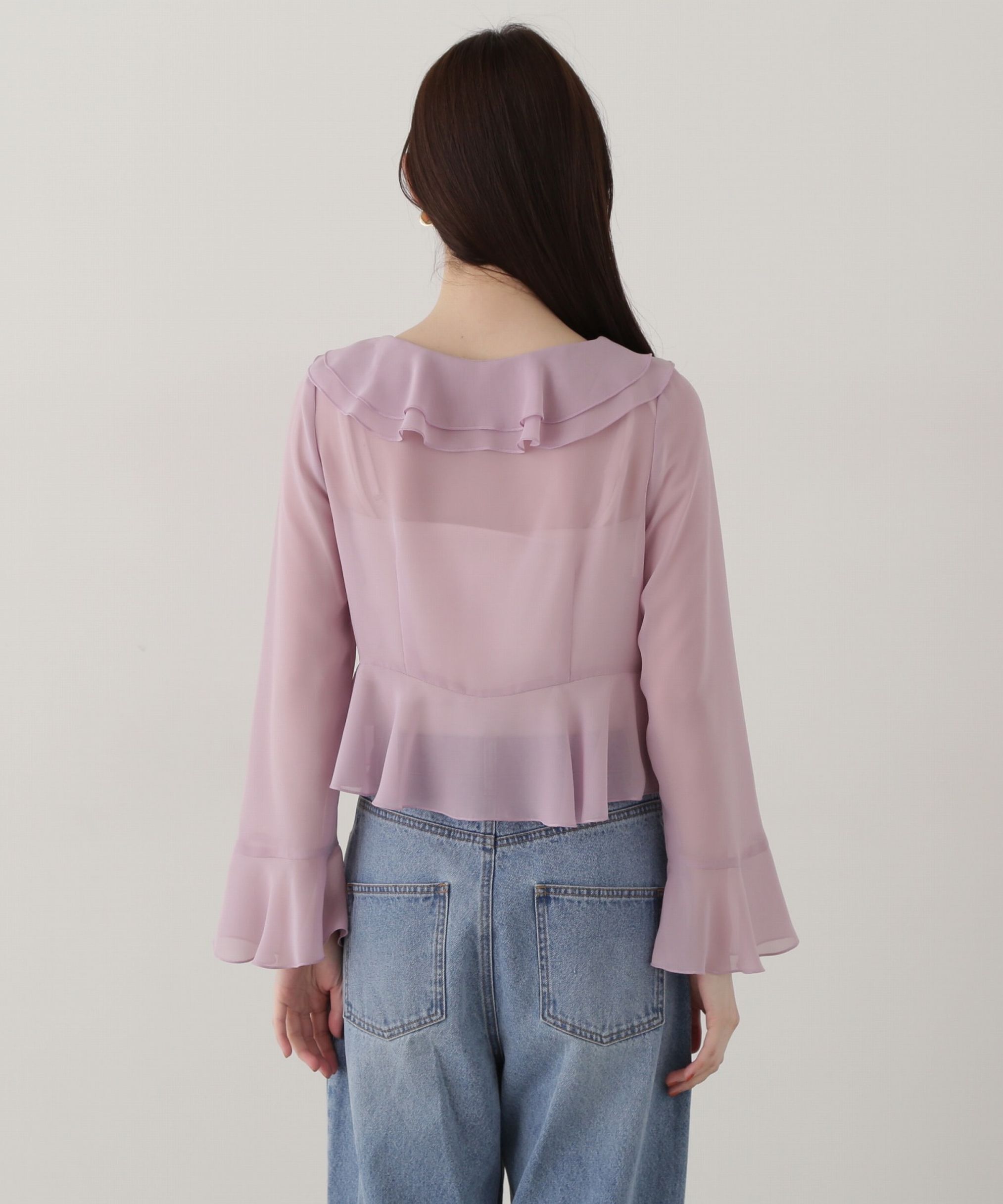 PROPORTION BODY DRESSING「ラッフルシフォン」|シャツ・ブラウス|