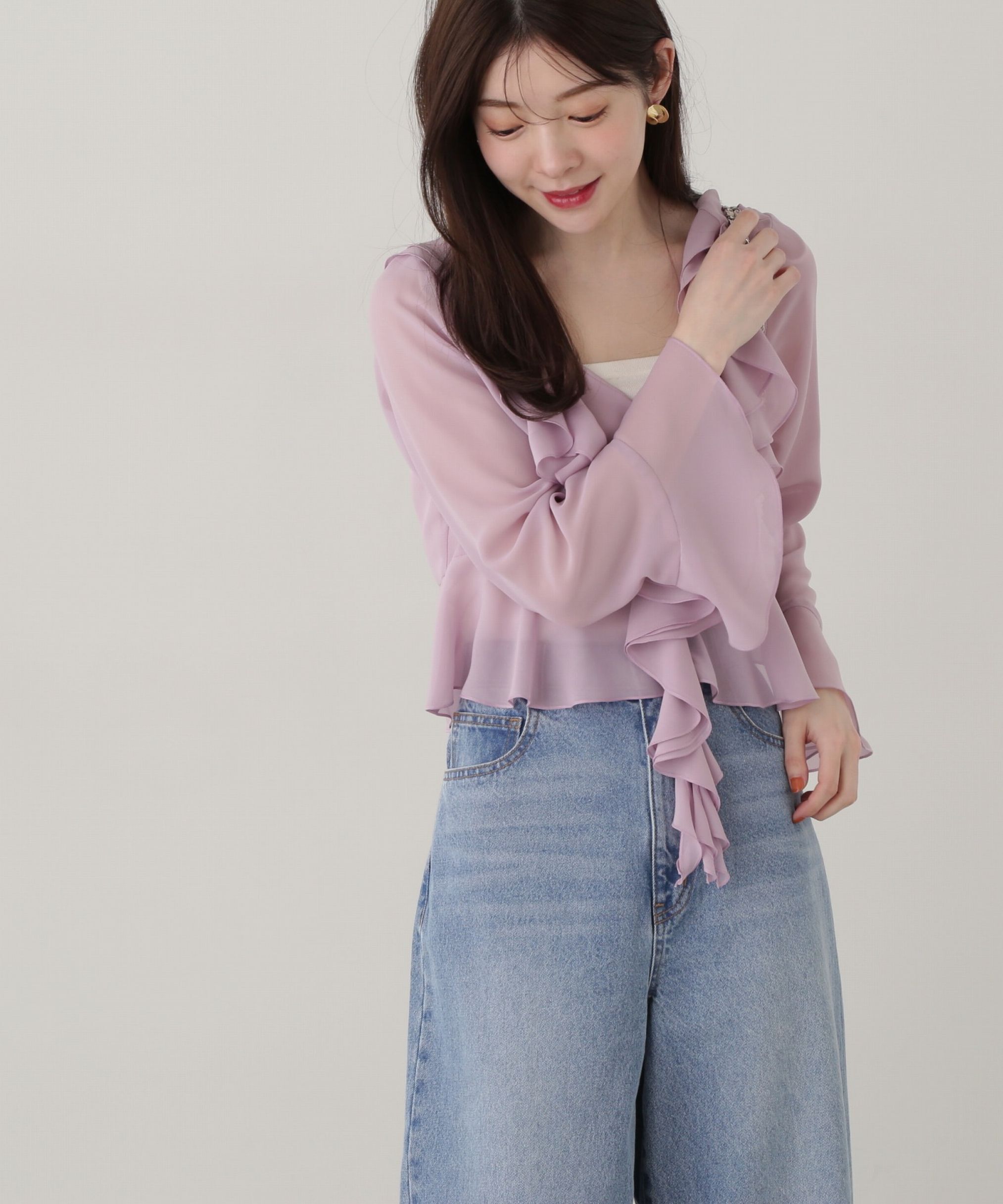 PROPORTION BODY DRESSING「ラッフルシフォン」|シャツ・ブラウス|