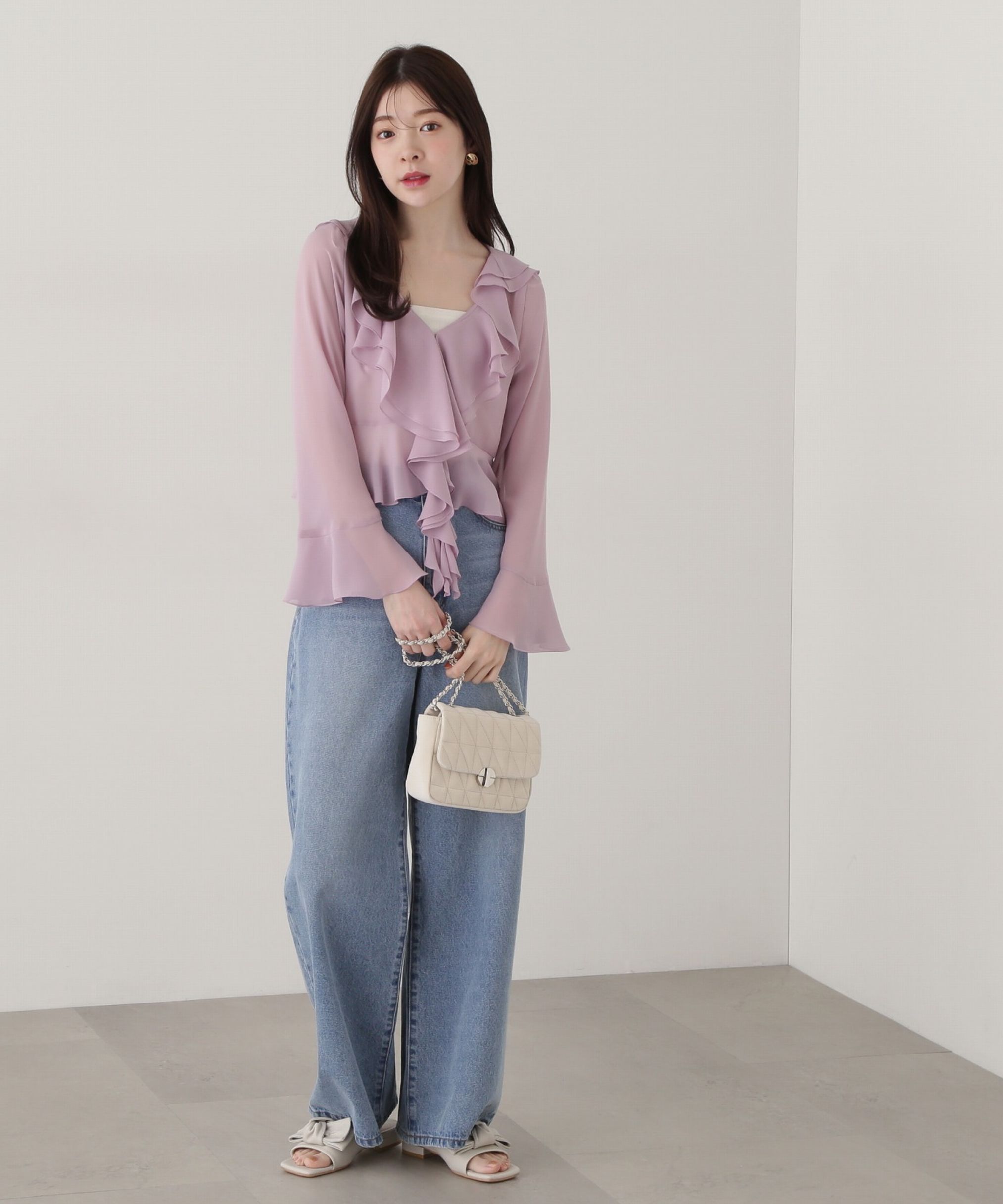 PROPORTION BODY DRESSING「ラッフルシフォン」|シャツ・ブラウス|