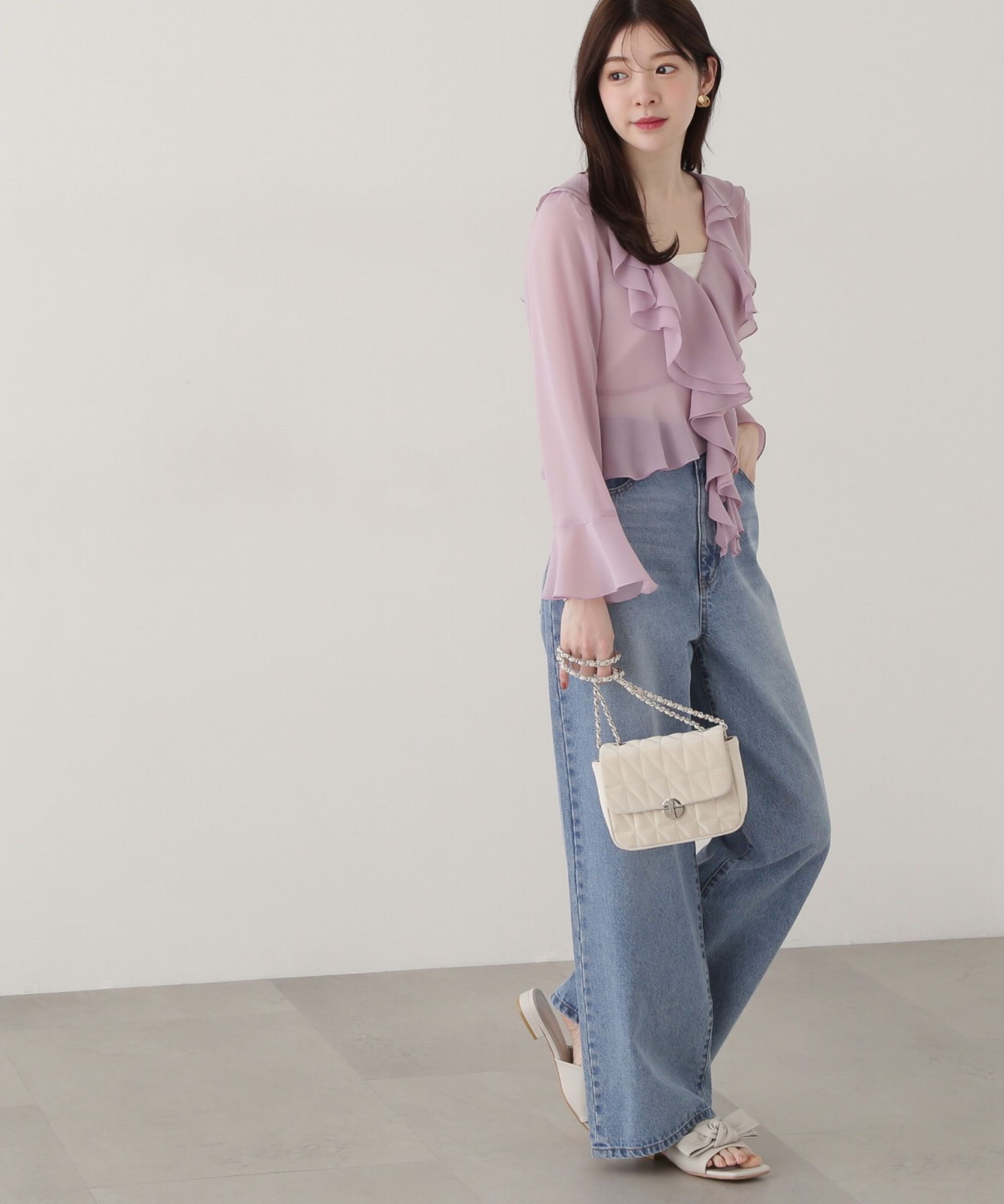 PROPORTION BODY DRESSING「ラッフルシフォン」|シャツ・ブラウス|