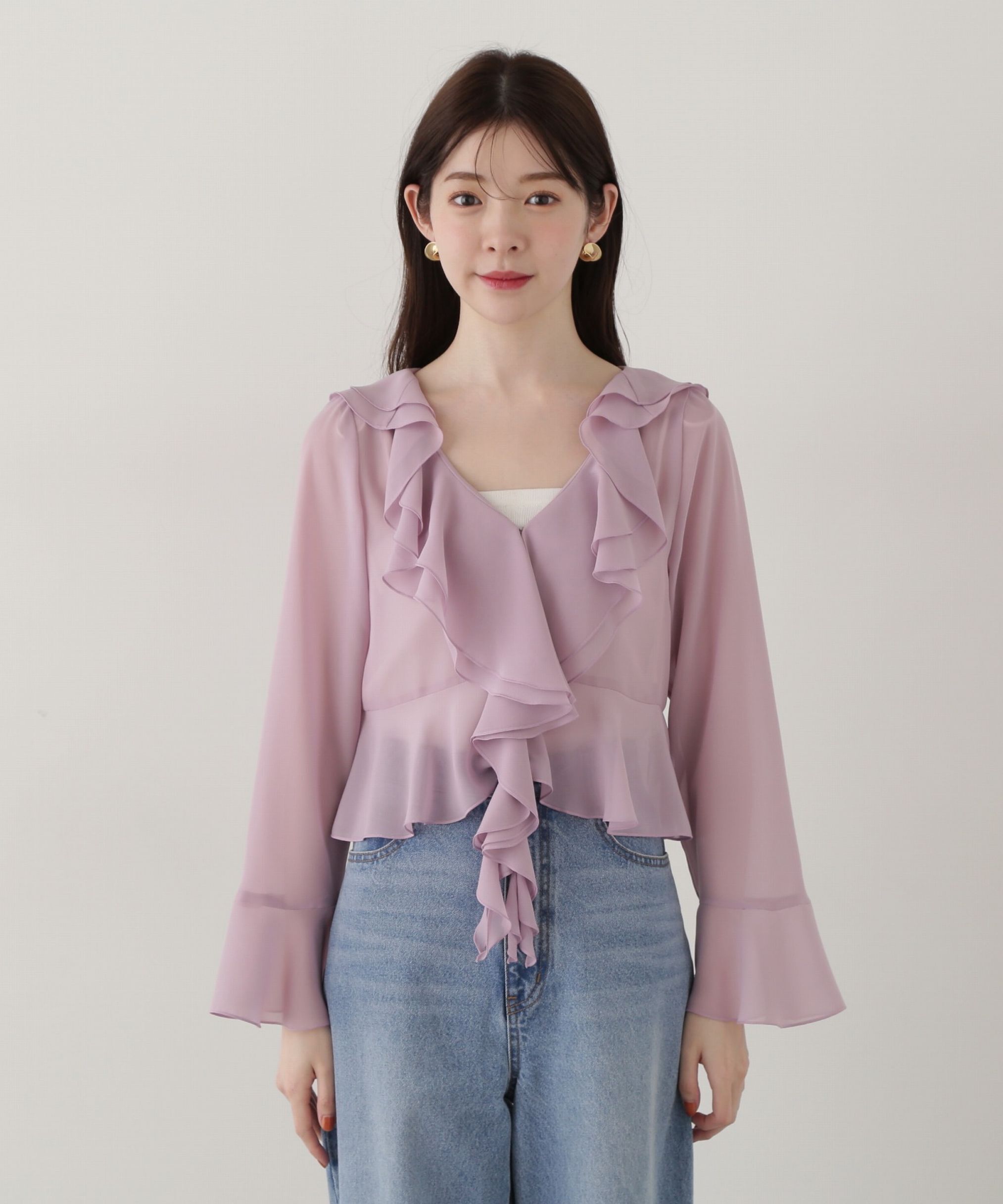 PROPORTION BODY DRESSING「ラッフルシフォン」|シャツ・ブラウス|