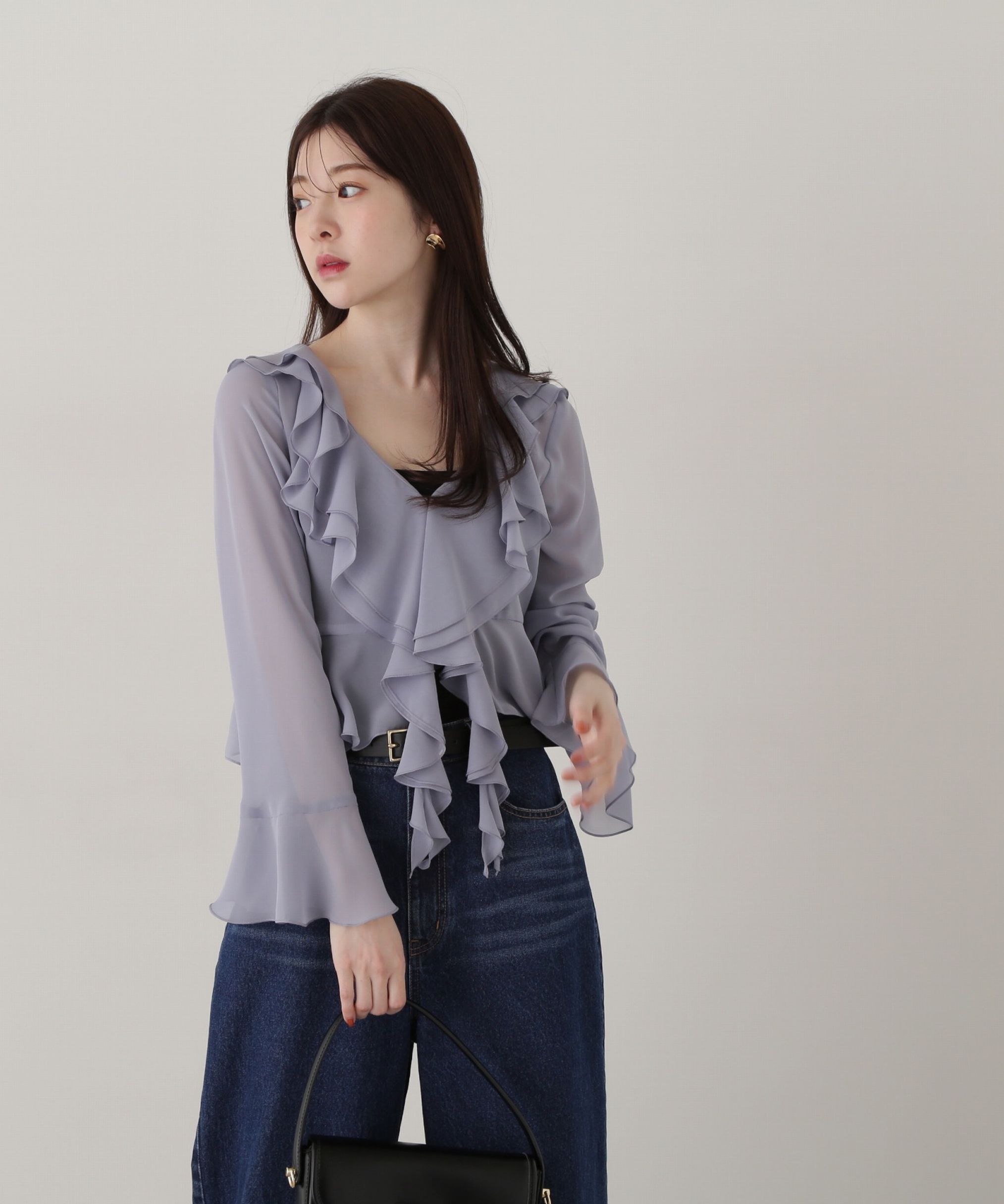 PROPORTION BODY DRESSING「ラッフルシフォン」|シャツ・ブラウス|