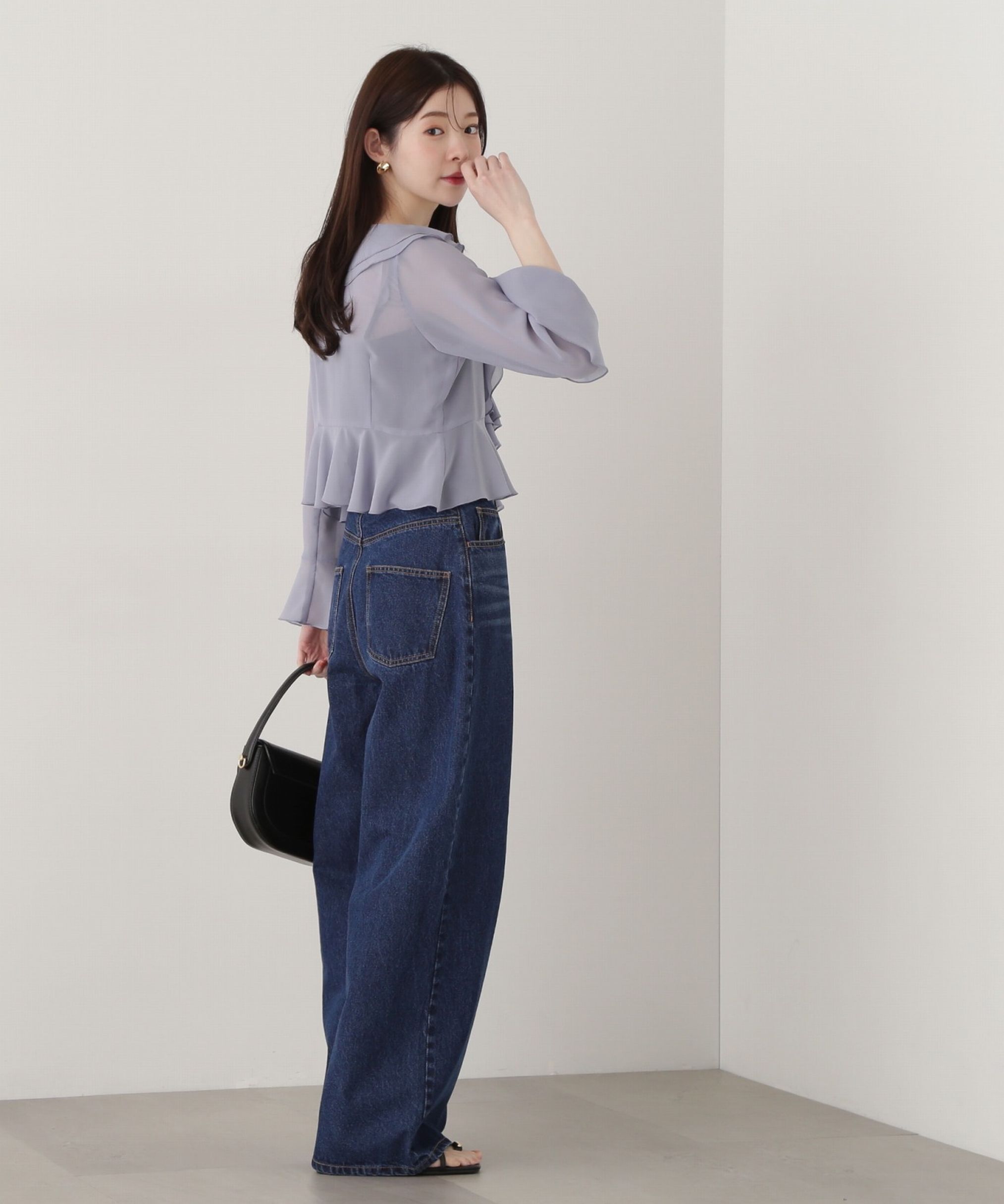 PROPORTION BODY DRESSING「ラッフルシフォン」|シャツ・ブラウス|