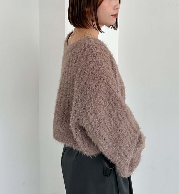 archives「ガラスフェザーニットボレロアンサンブル」|カーディガン|