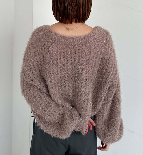 archives「ガラスフェザーニットボレロアンサンブル」|カーディガン|