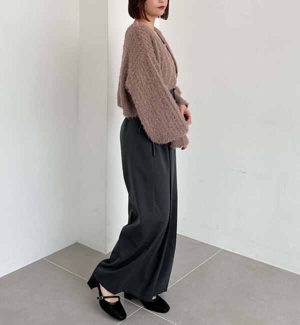 archives「ガラスフェザーニットボレロアンサンブル」|カーディガン|