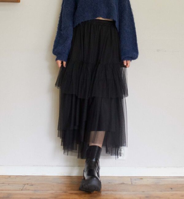 archives「ランダムフリルチュールティアードスカート」|スカート|