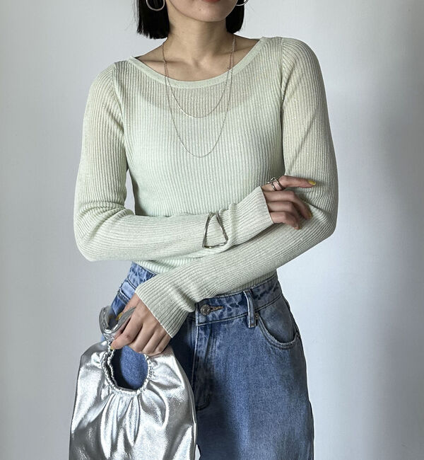 Doux archives「シアースパンコールプルオーバー」|ニット・セーター|