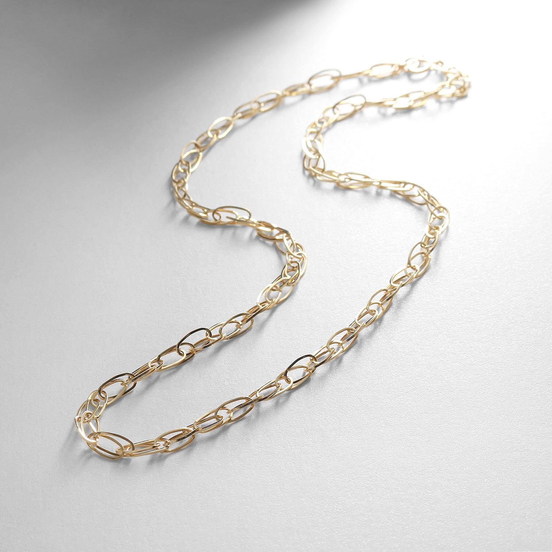 COCOSHNIK「K18ダブルPCチェーン ネックレス」|ネックレス|イエローゴールド(1