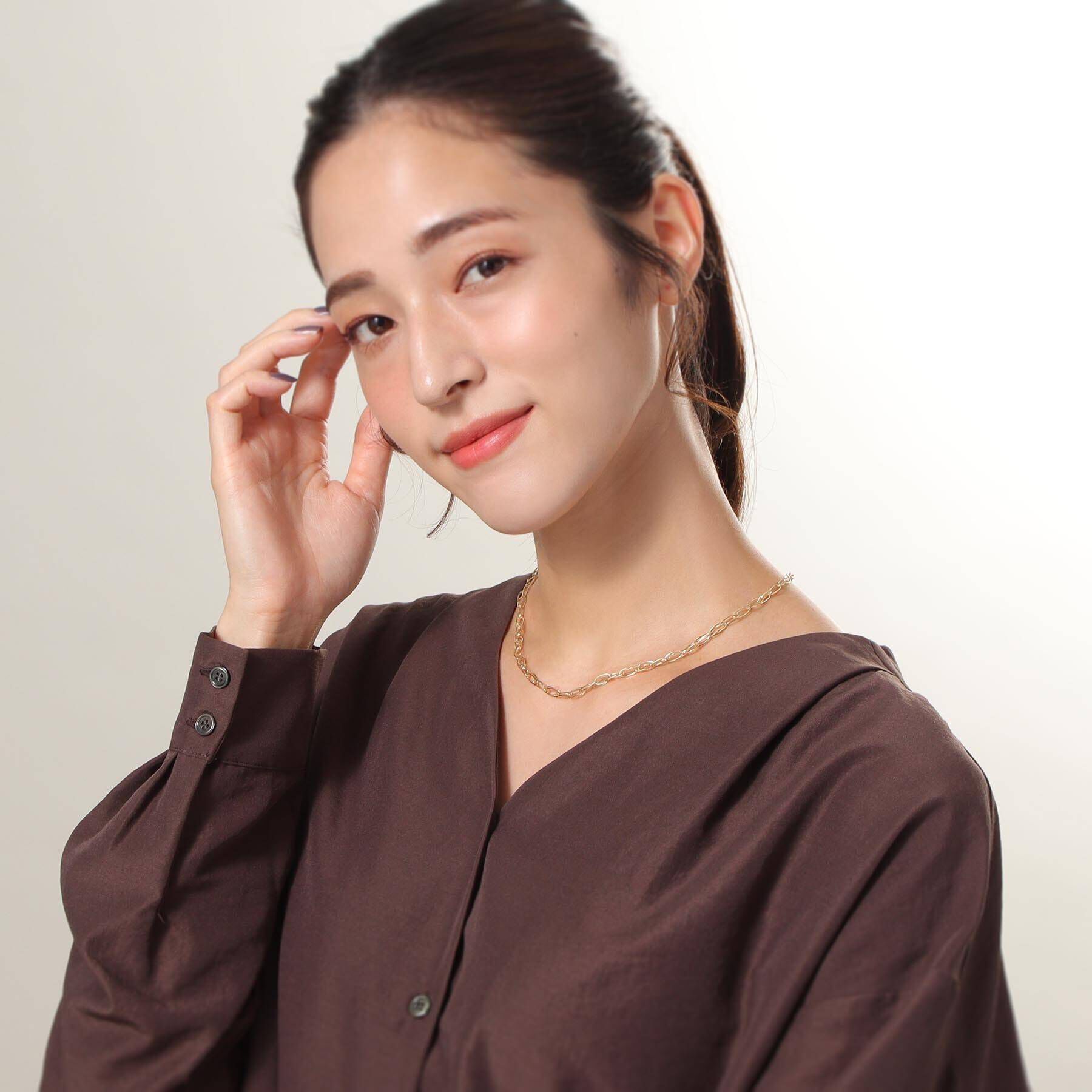 COCOSHNIK「K18ダブルPCチェーン ネックレス」|ネックレス|