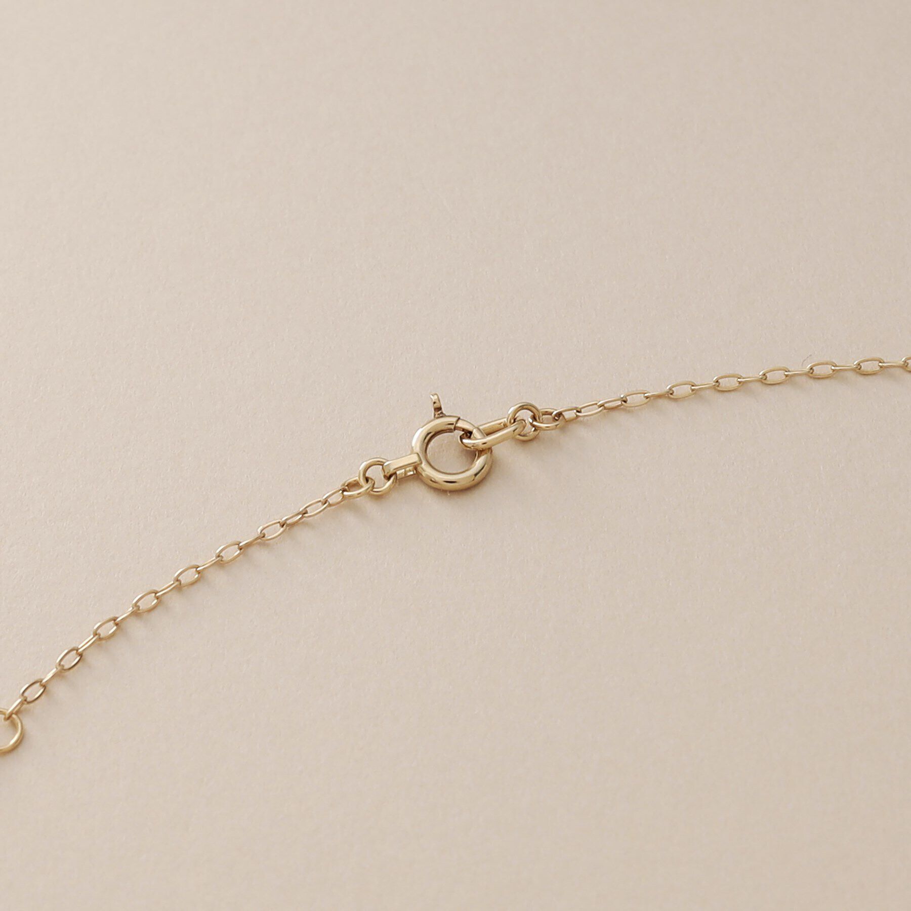 COCOSHNIK「K10ダイヤモンド トラックフレーム ネックレス」|ネックレス|