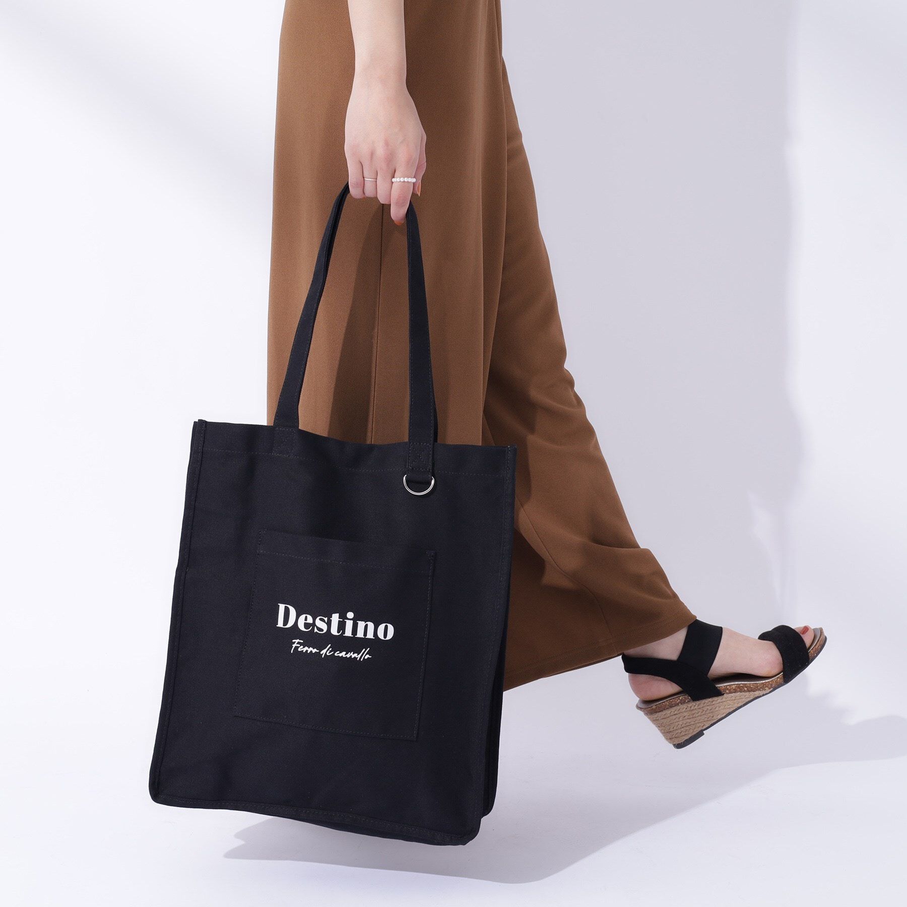 SHOO･LA･RUE「【推し活／A4】うちわも入るキャンバストート」|トートバッグ|