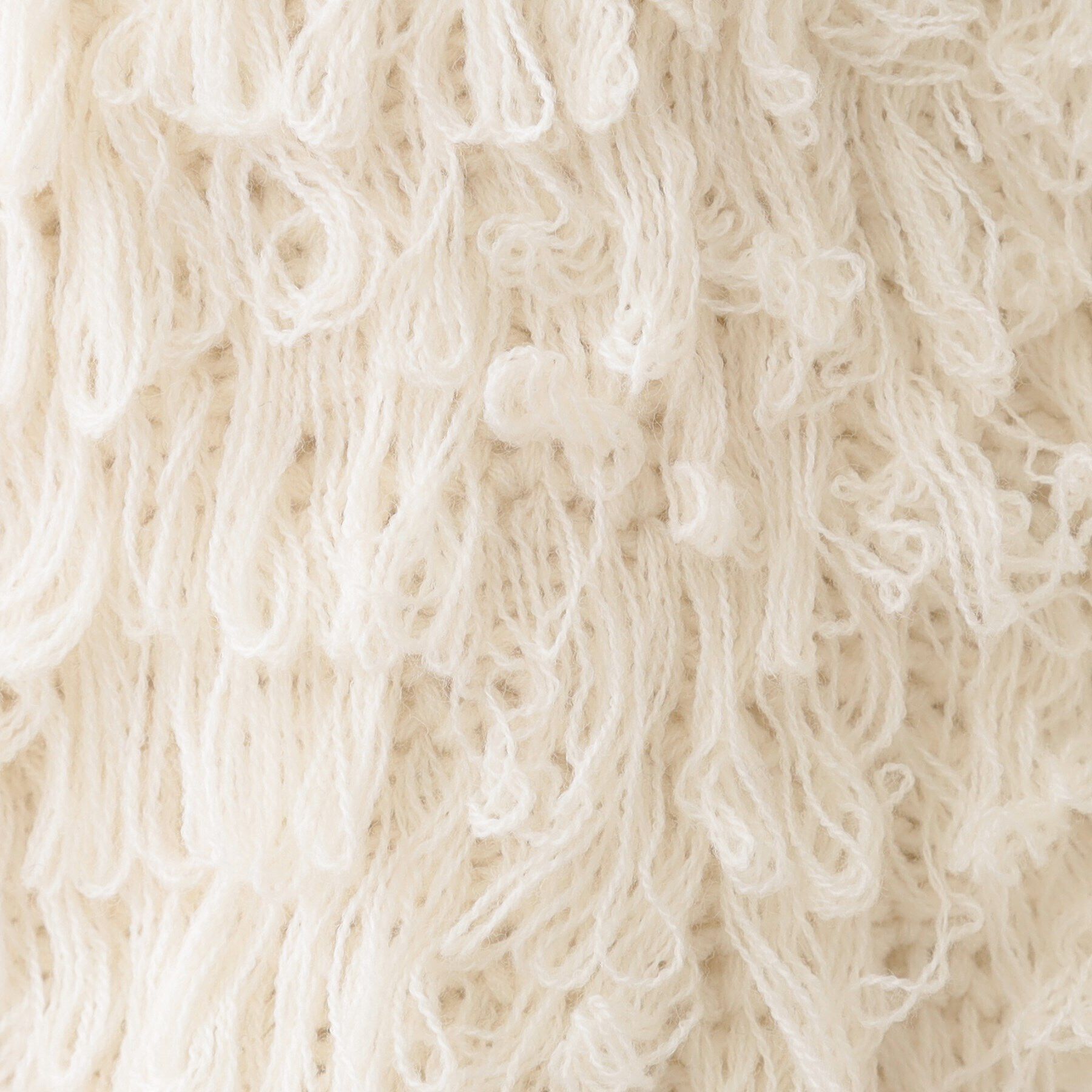 SHOO･LA･RUE「ループヤーンがアクセント ニットZIPベスト」|ベスト・ジレ|