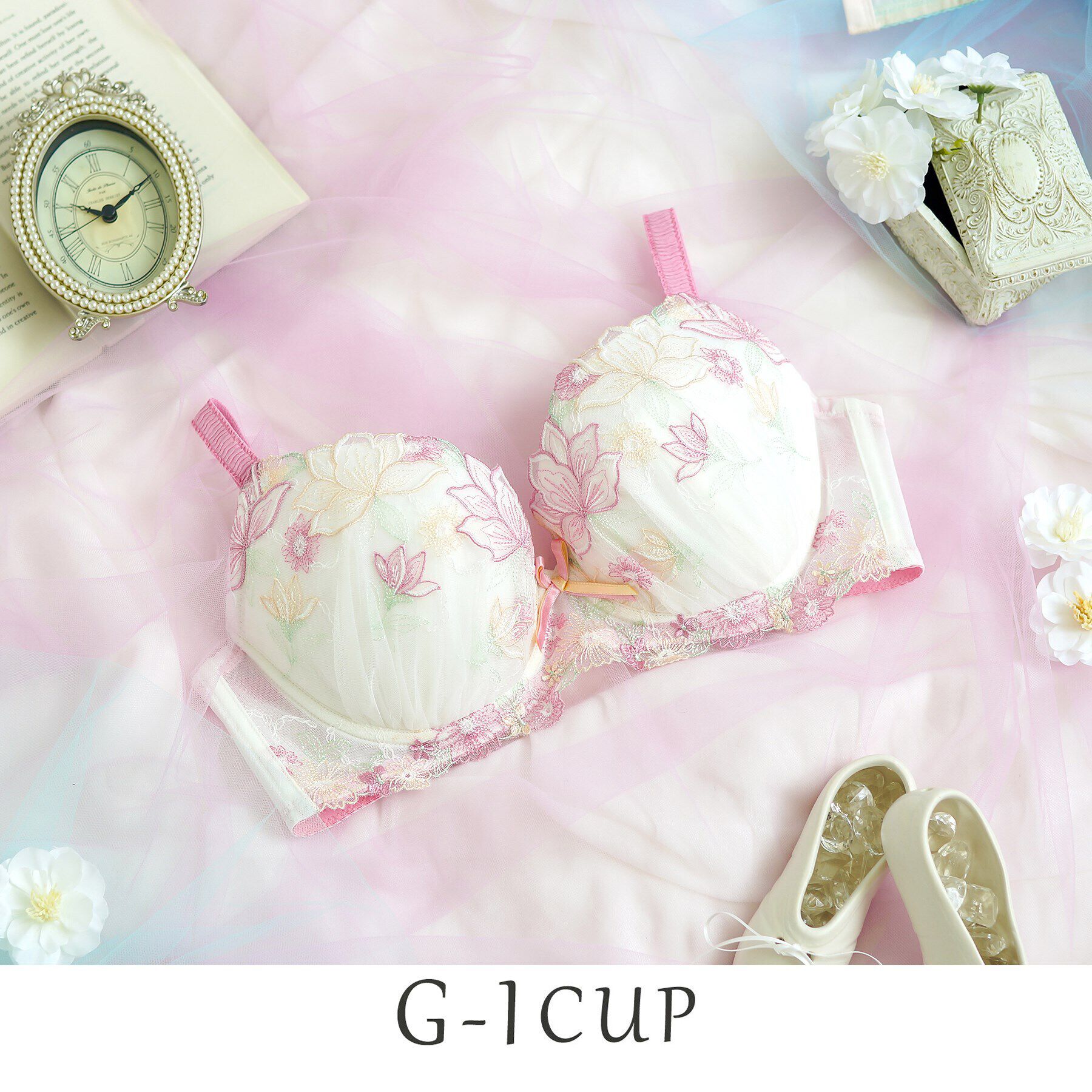 Risa Magli「ウラリー ブラジャー」|インナー|ピンク(071)