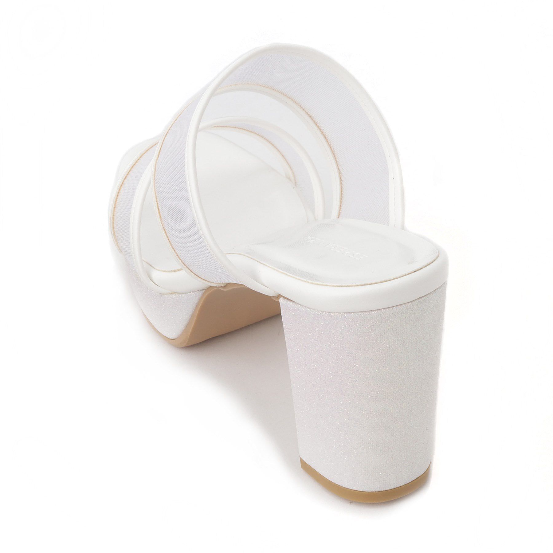 ESPERANZA「ダブルベルトラメ厚底ミュールサンダル 24SS」|サンダル|