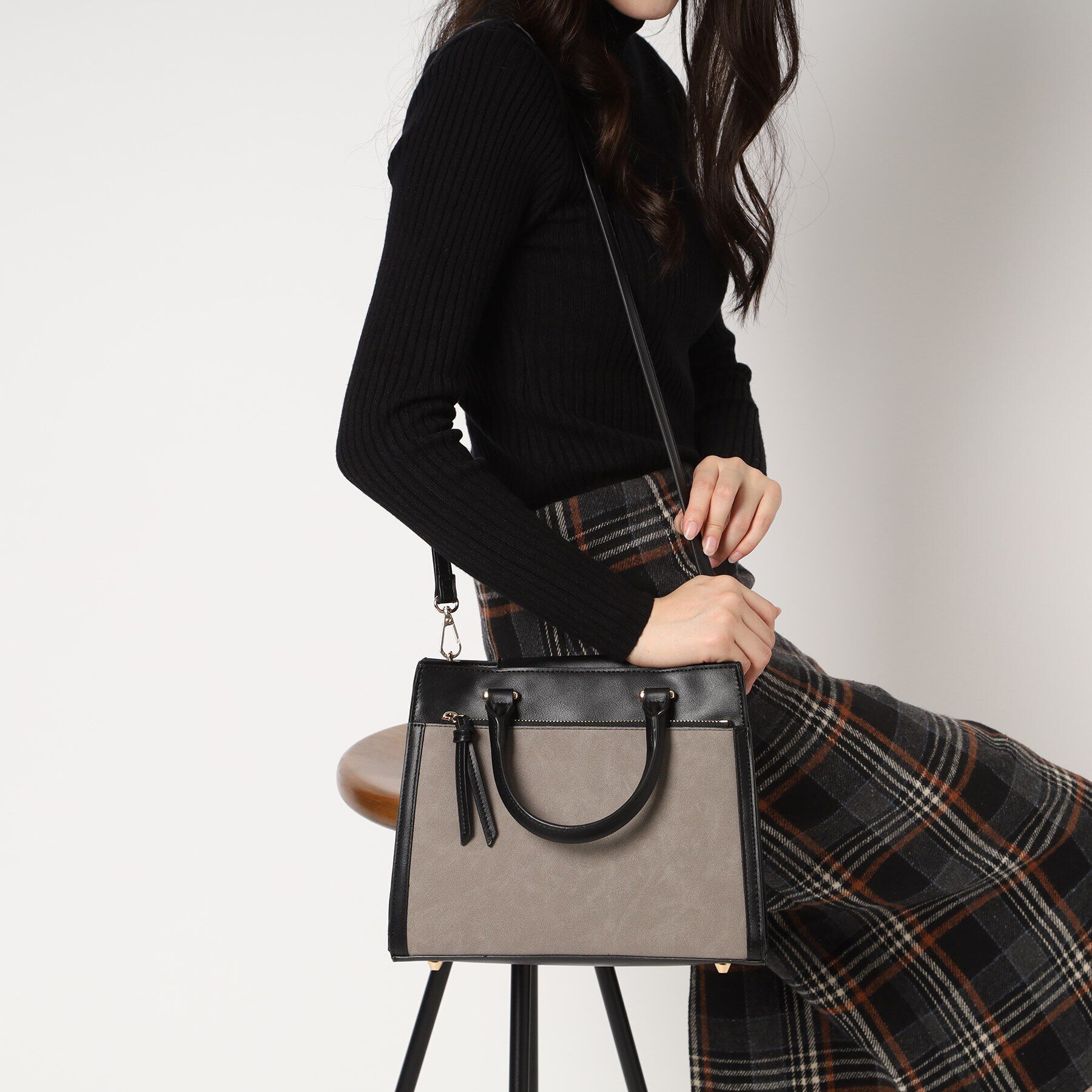 ESPERANZA「スクエアコンビトートバッグ」|トートバッグ|