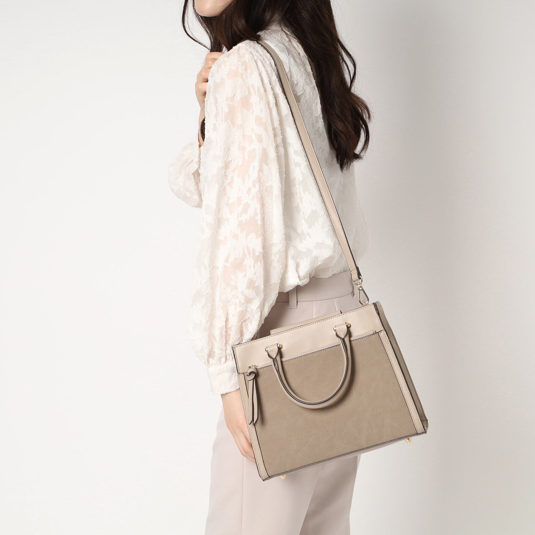 ESPERANZA「スクエアコンビトートバッグ」|トートバッグ|