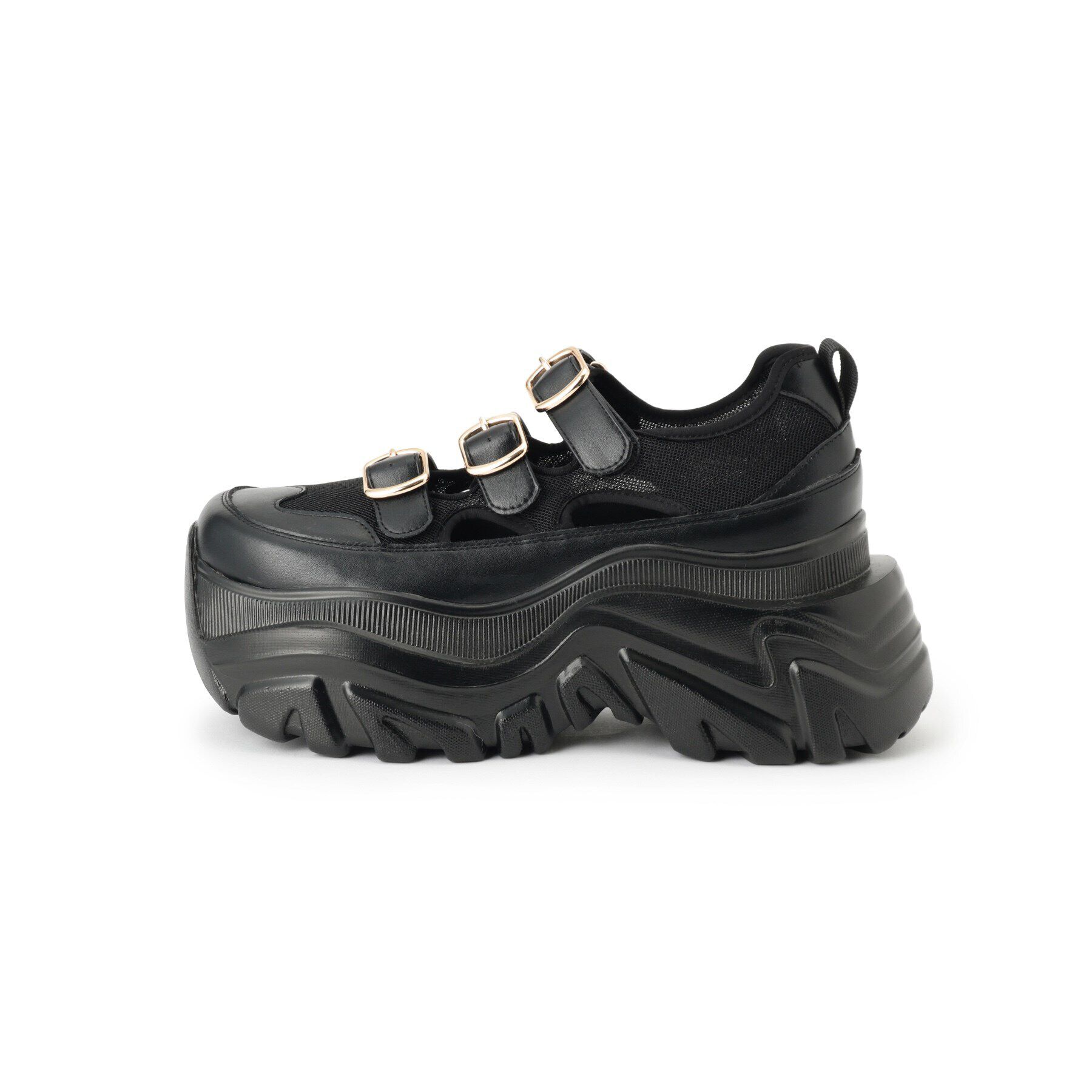 ESPERANZA「3本ベルト厚底メッシュスニーカー」|スニーカー|