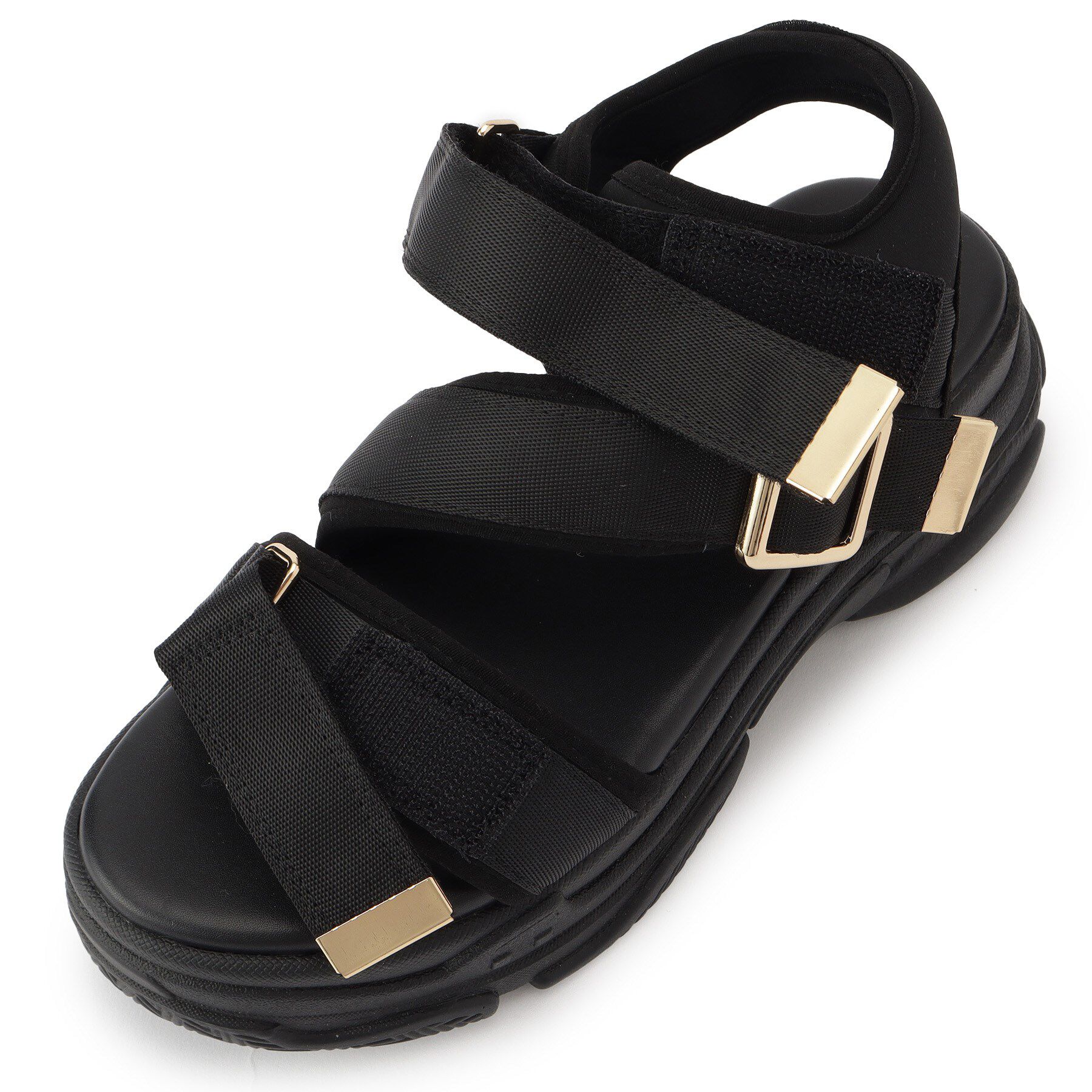 ESPERANZA「ゴールドバックルベルトスポサン」|サンダル|