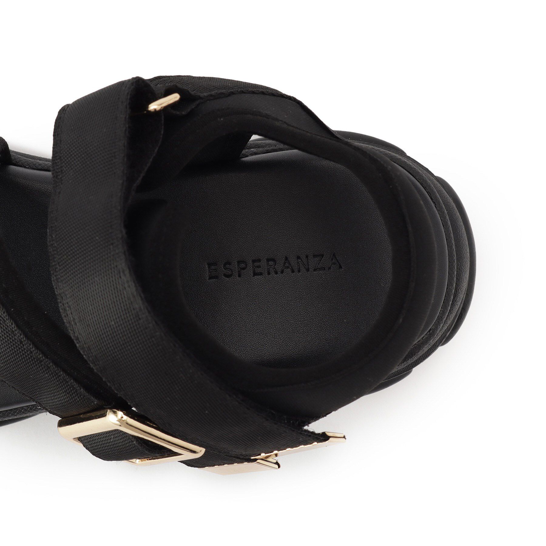 ESPERANZA「ゴールドバックルベルトスポサン」|サンダル|