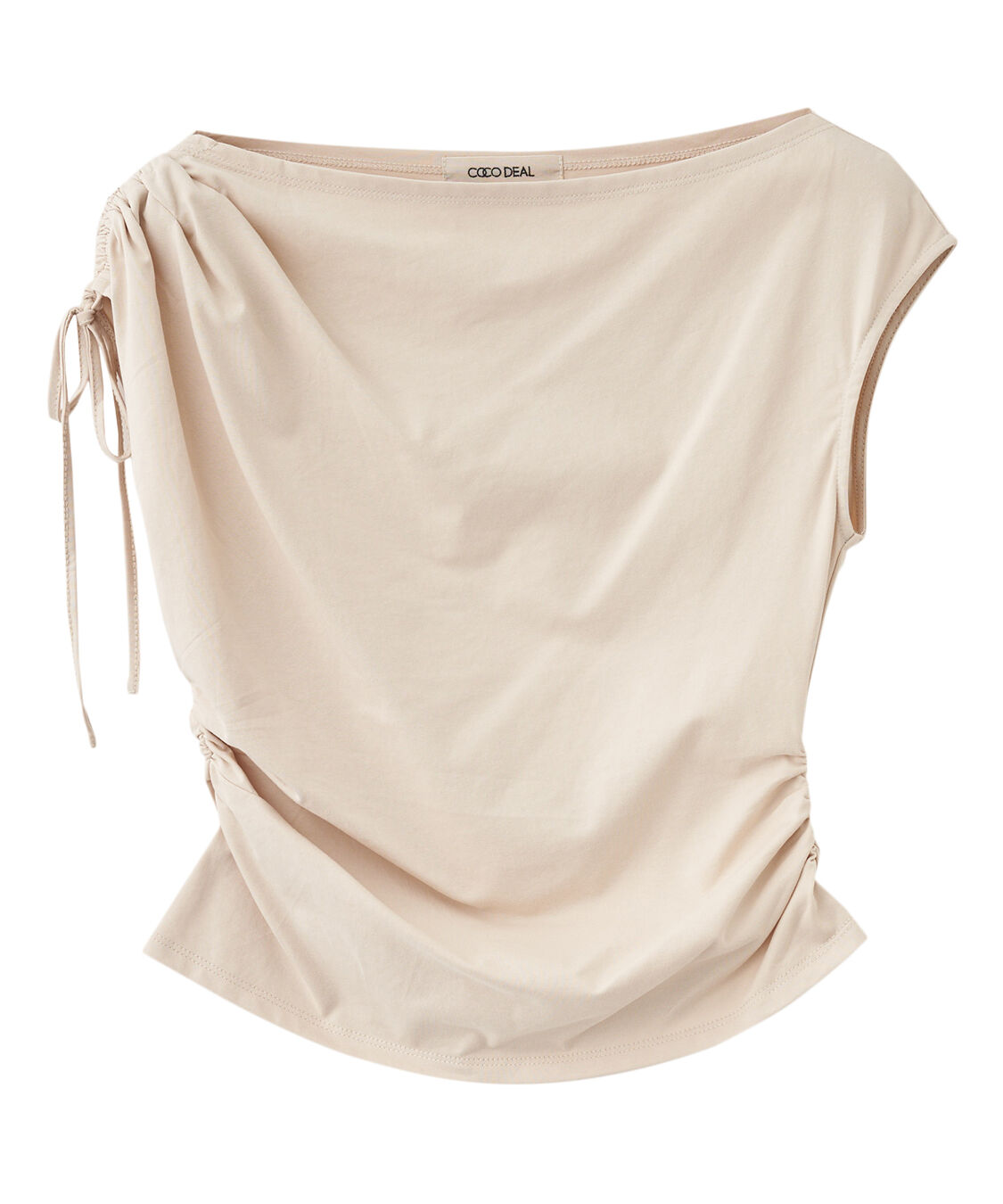 COCO DEAL「アシメネックカットプルオーバー」|プルオーバー|