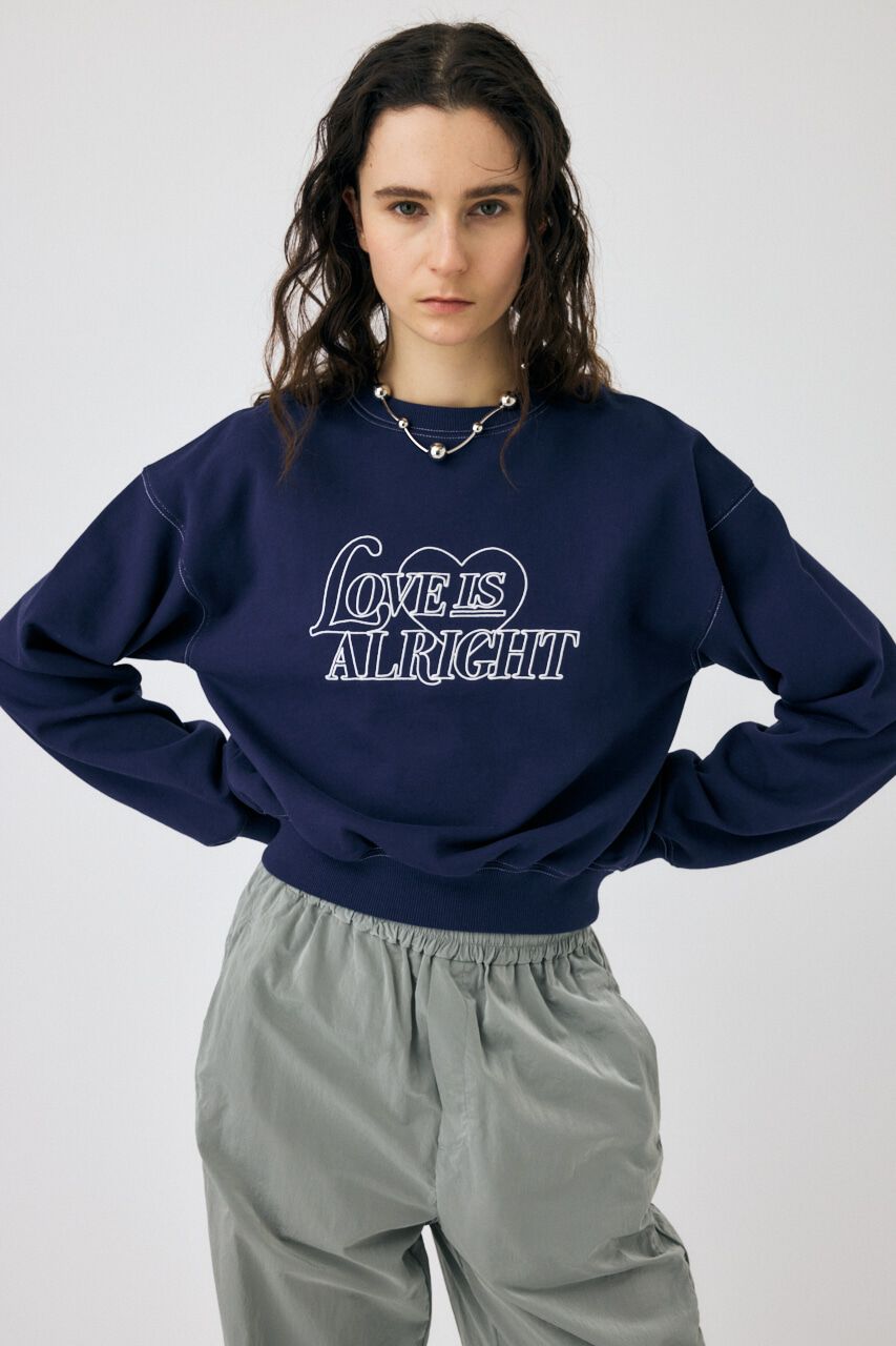 MOUSSY「LETTERED EMBROIDERY プルオーバー」|パーカー|