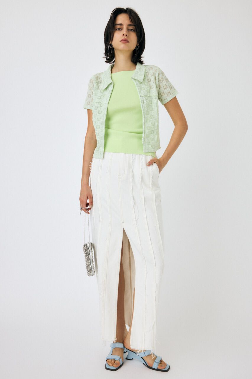 MOUSSY「LACY SWITCHING トップス」|Tシャツ・カットソー|