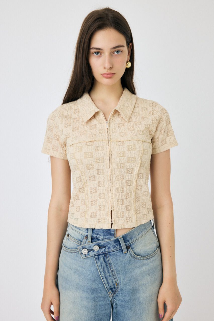 MOUSSY「LACY SWITCHING トップス」|Tシャツ・カットソー|