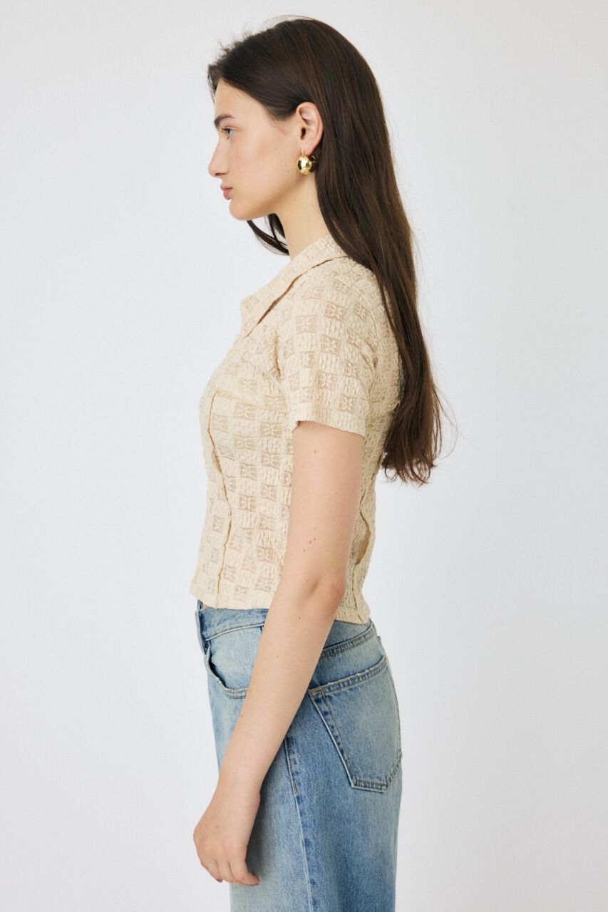 MOUSSY「LACY SWITCHING トップス」|Tシャツ・カットソー|