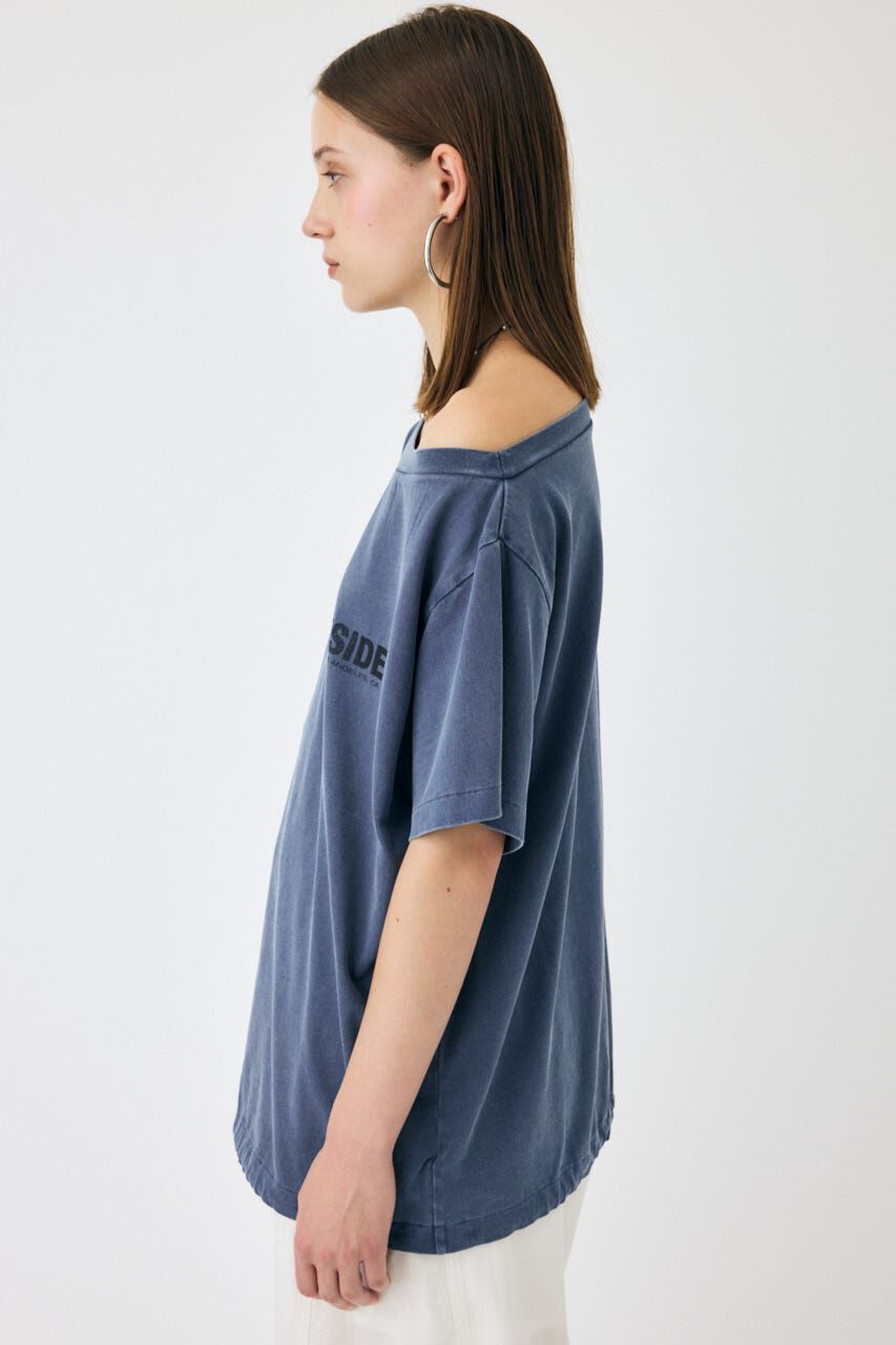 MOUSSY「ONE SHOULDER TEE」|Tシャツ・カットソー|