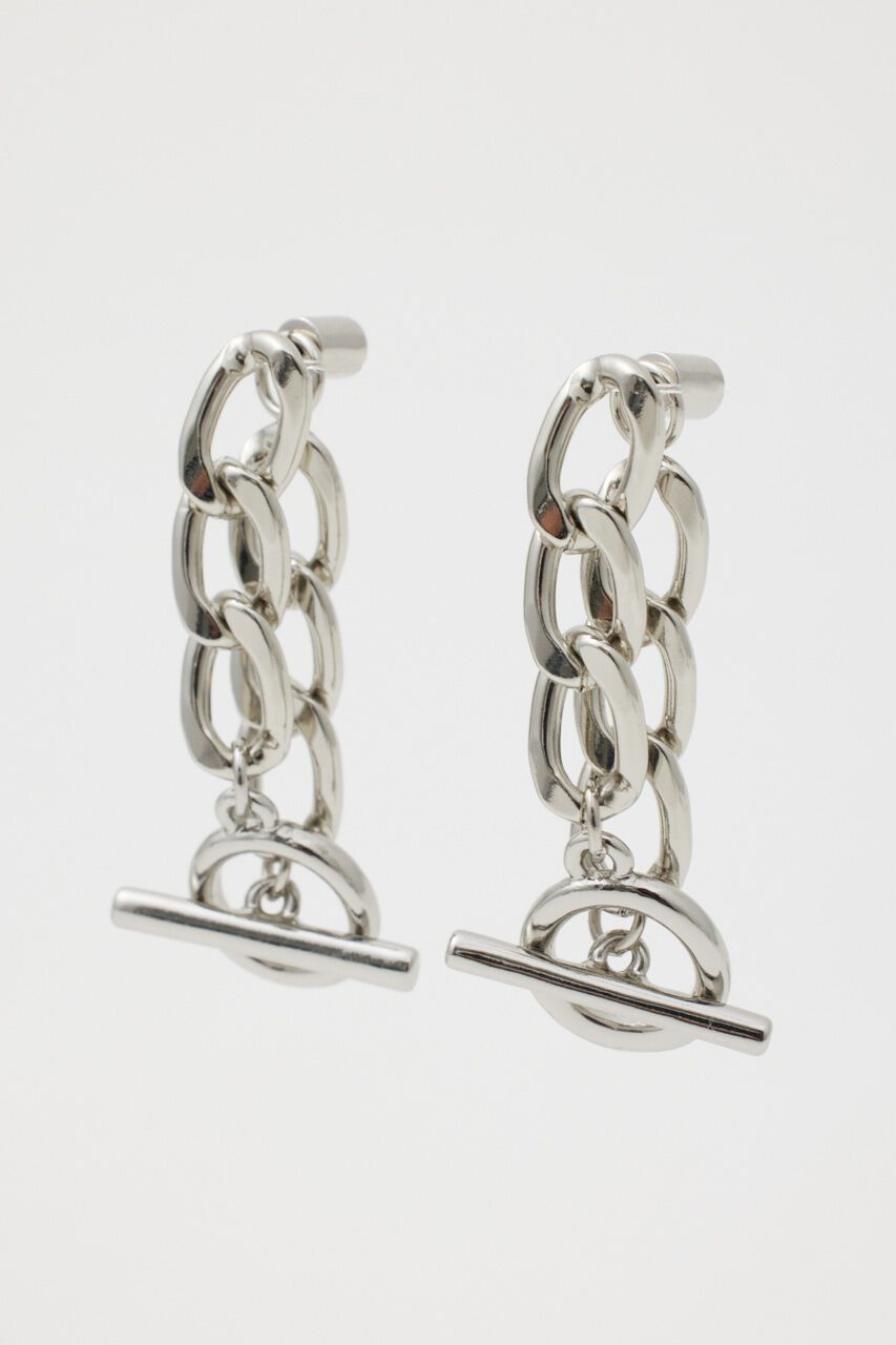 rienda「チェーンコンビデザインピアス」|ピアス|