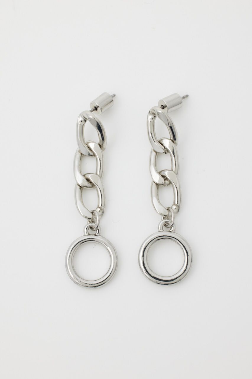 rienda「チェーンコンビデザインピアス」|ピアス|